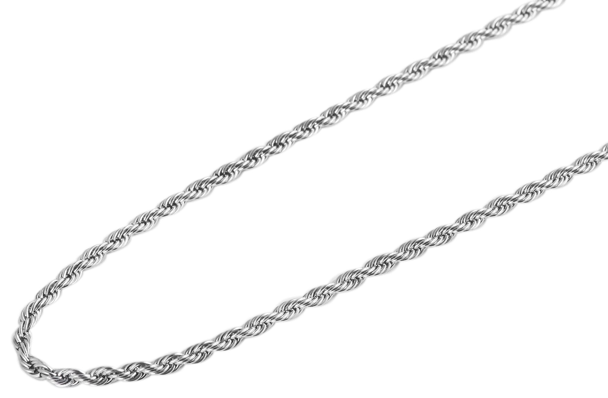 Adelia´s Kette ohne Anhänger »Unisex Halskette – Kordelkette aus Edelstahl« Ein Geschenk, das Freude macht