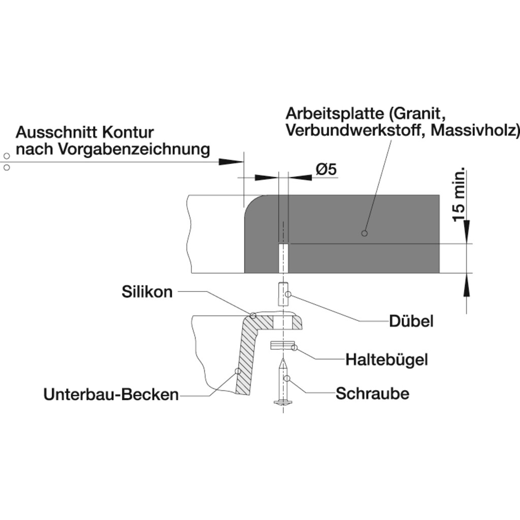 Blanco Granitspüle »SUBLINE 700-U«