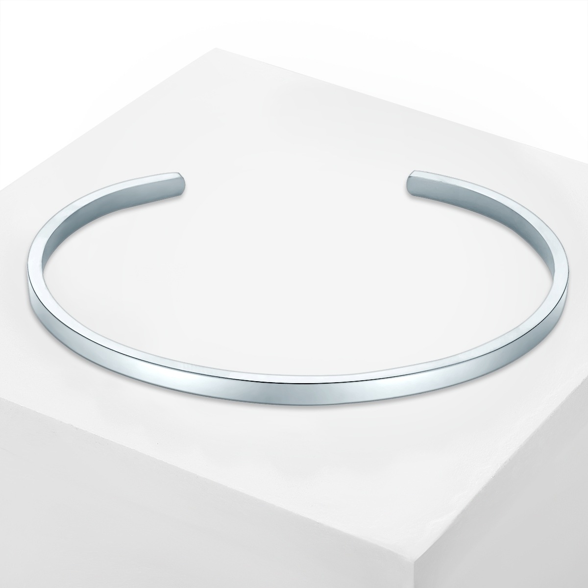 True Rebels TR17 Men's Bangle Silver 3