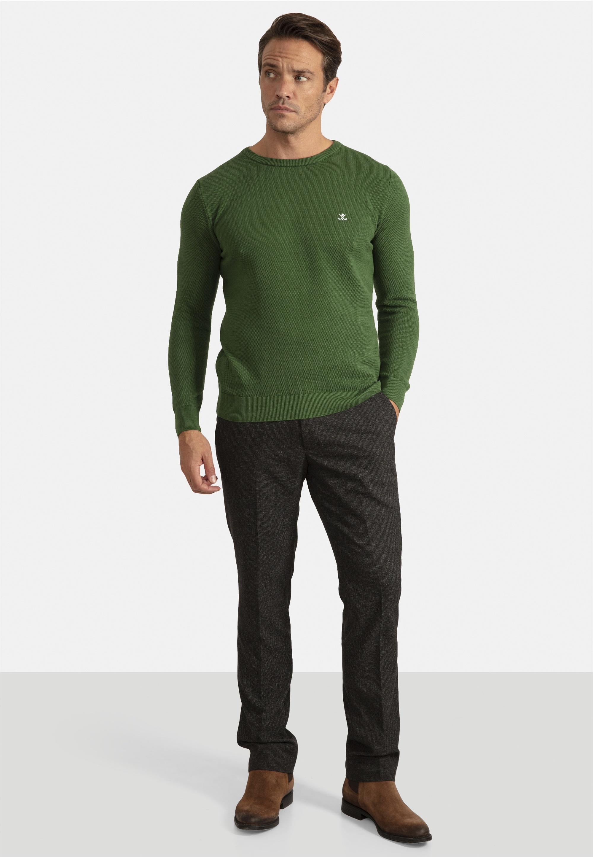 SIR RAYMOND TAILOR Strickpullover »Sona«, mit Rundhalsausschnitt