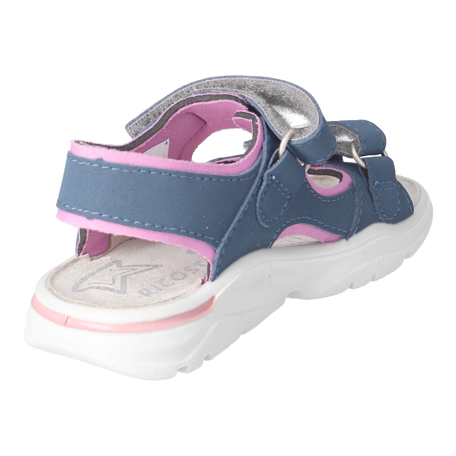 Ricosta Sandale »Carmi«  Klettschuh mit Glitzer, mit WMS, Größenschablone zum Download