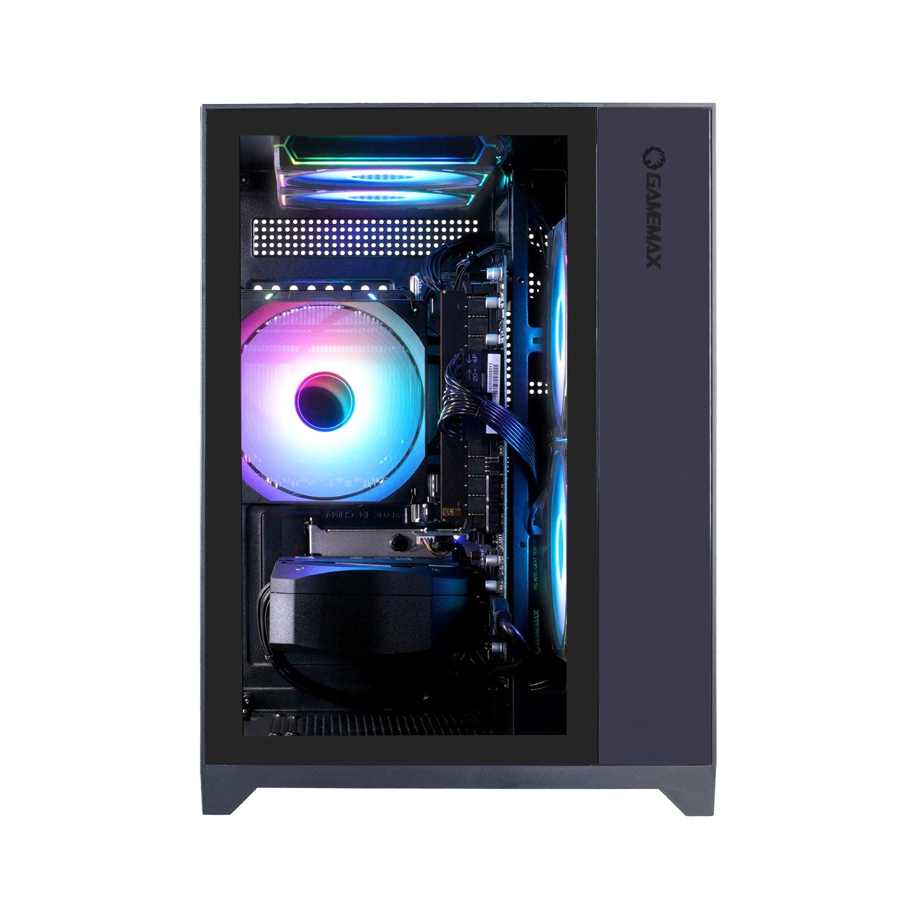 GAMEMAX PC-Komplettsystem »GigaDeal Gaming-PC-Set Infinity Mini BK«, Windows 11 + Gigabyte GS32QC LED-Monitor Curved, 80 cm (32")