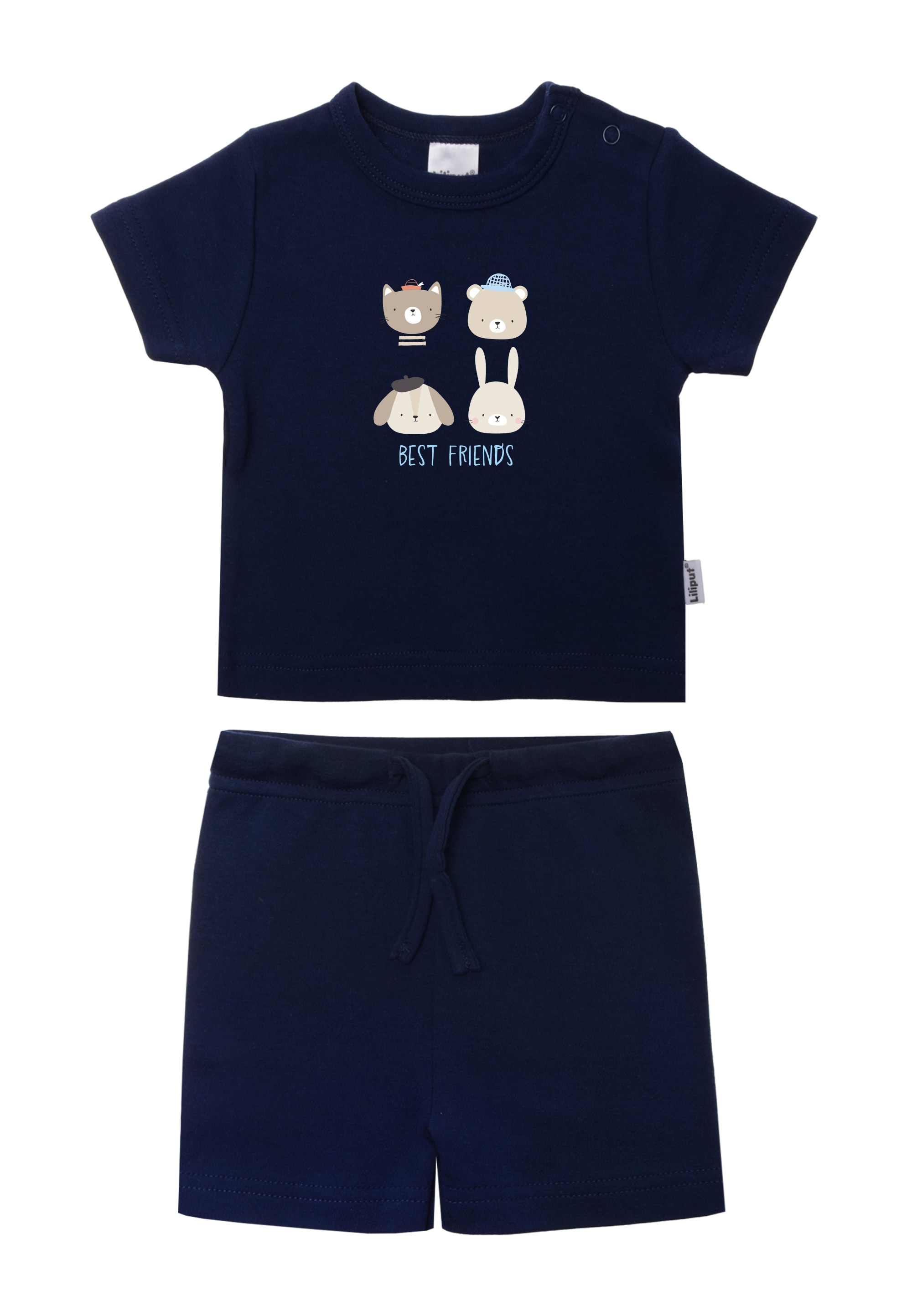 Liliput T-Shirt »Tierfreunde«, mit praktischen Bindebändern an der Shorts
