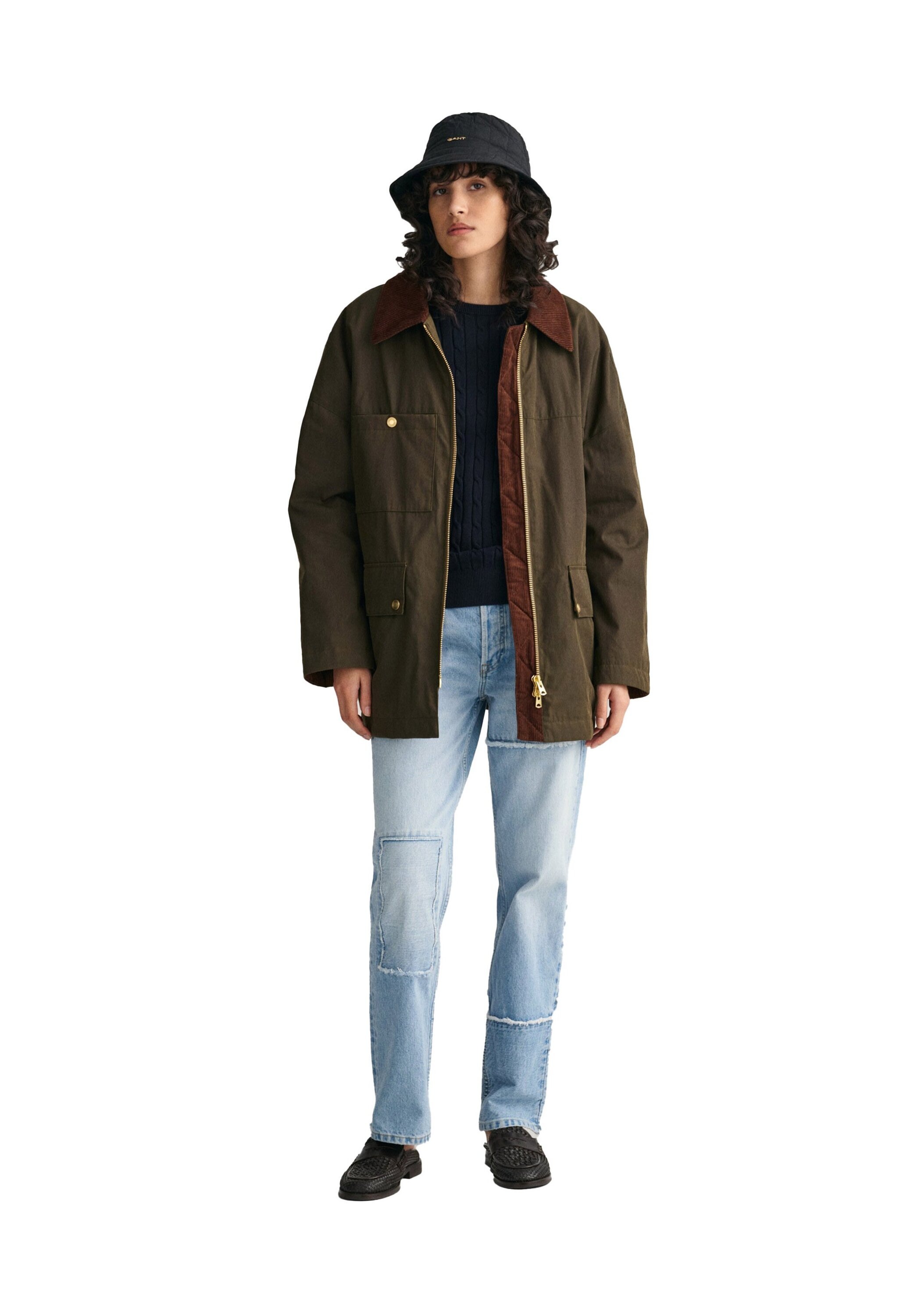 Gant Sweater »Strickpullover STRETCH COTTON CABLE C-NECK«