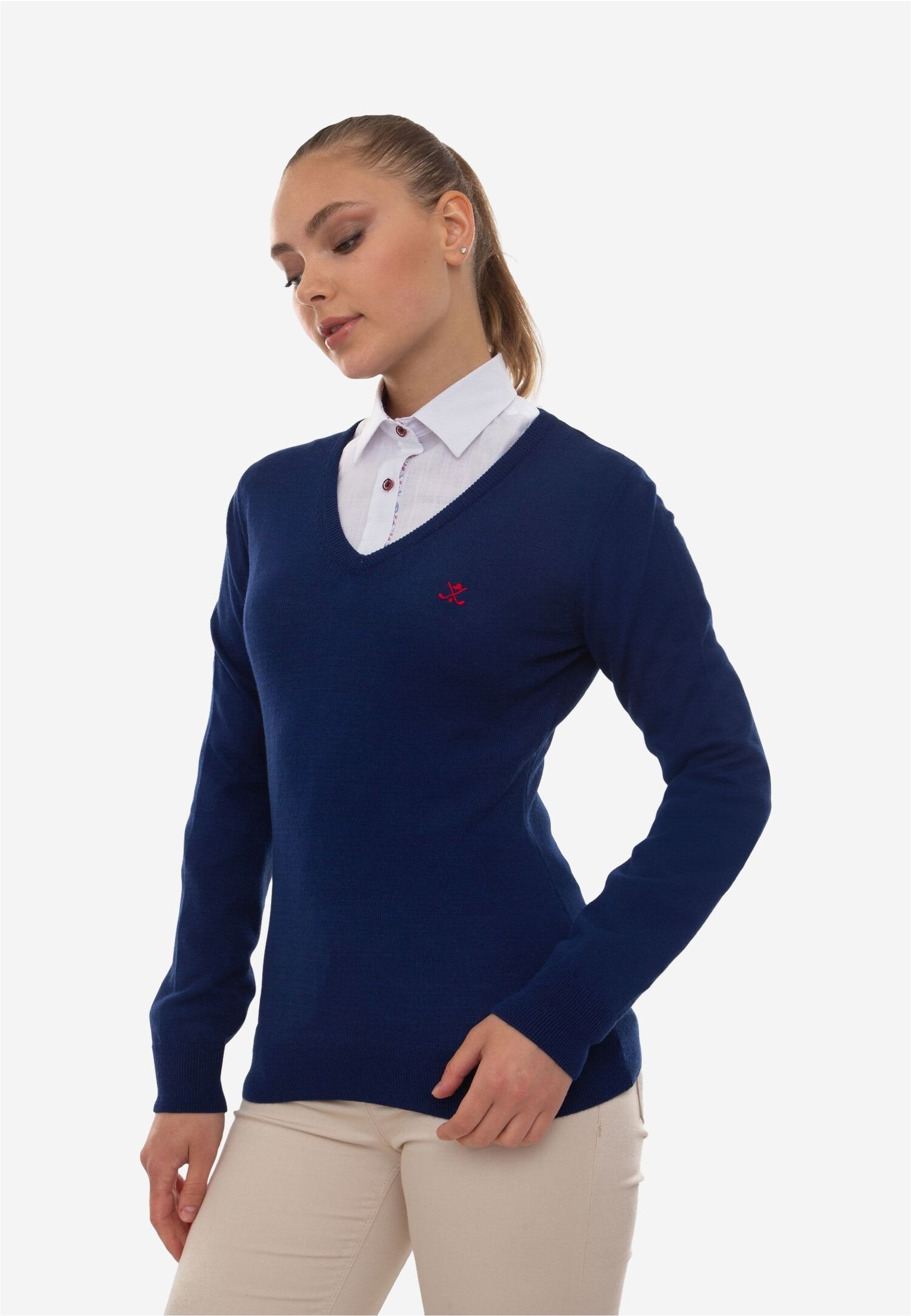 SIR RAYMOND TAILOR Strickpullover »Verty«, (1 tlg.), mit klassischem V-Ausschnitt