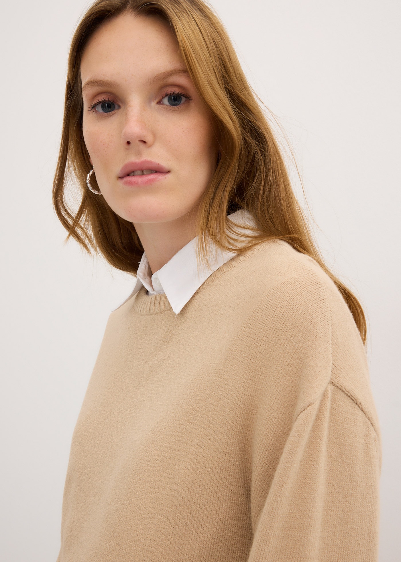 bonprix Strickpullover »Long-Feinstrickpullover mit Seitenschlitzen aus Viskose-Mix« Long-Feinstrickpullover mit Seitenschlitzen aus Viskose-Mix