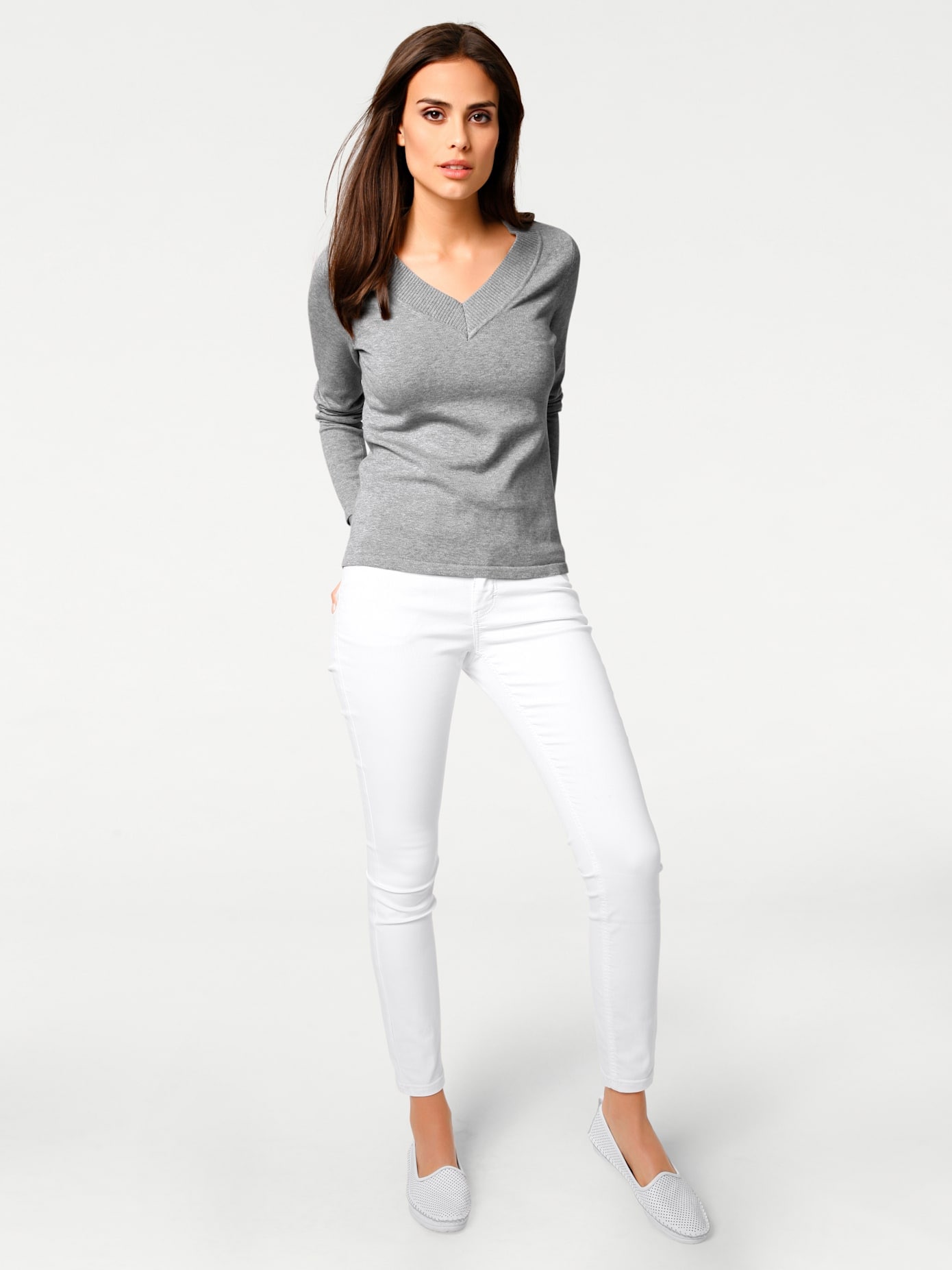 RICK CARDONA by heine Strickpullover "V-Pullover"