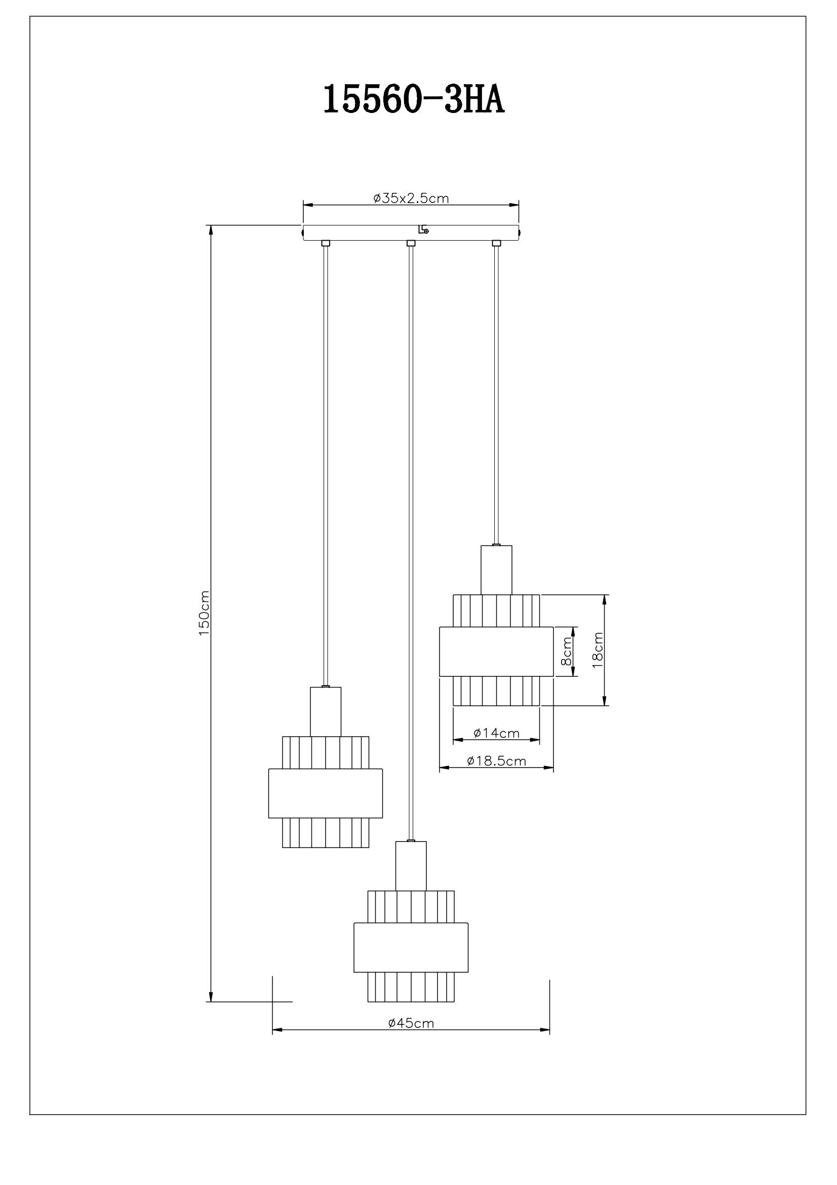GLOBO LIGHTING Hängeleuchte »MILLEY«, Leuchtmittel E27 | ohne Leuchtmittel, Hängelampe/Pendelleuchte/Esszimmer/Wohnzimmer/Esstisch