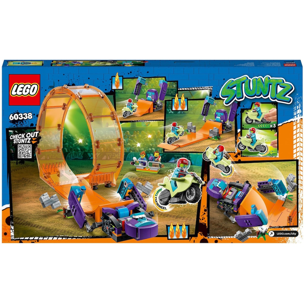 LEGO® Konstruktionsspielsteine »Schimpansen-Stuntlooping (60338), LEGO® City Stuntz«, (226 St.)