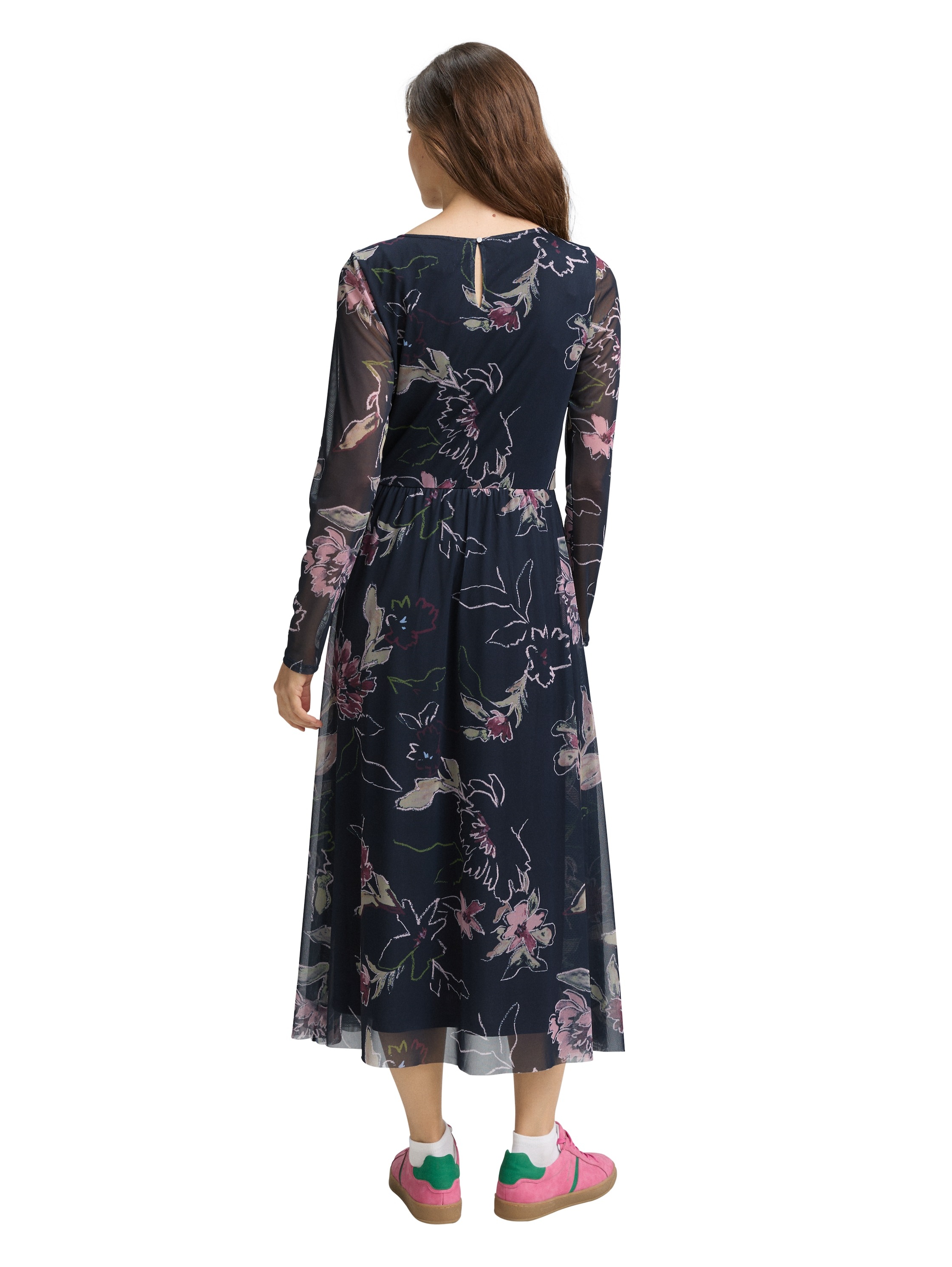 TOM TAILOR Meshkleid, mit Muster günstig online kaufen
