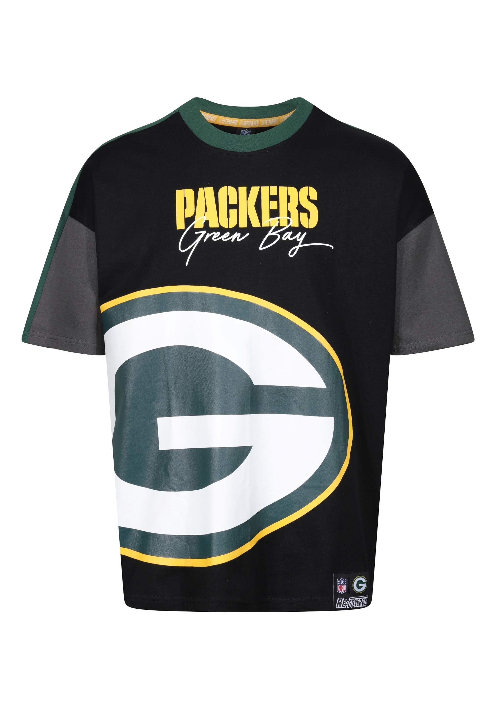 Recovered T-Shirt »NFL Packers Bay Cut and Sew Oversized«, für alle Fans der Green Bay Packers
