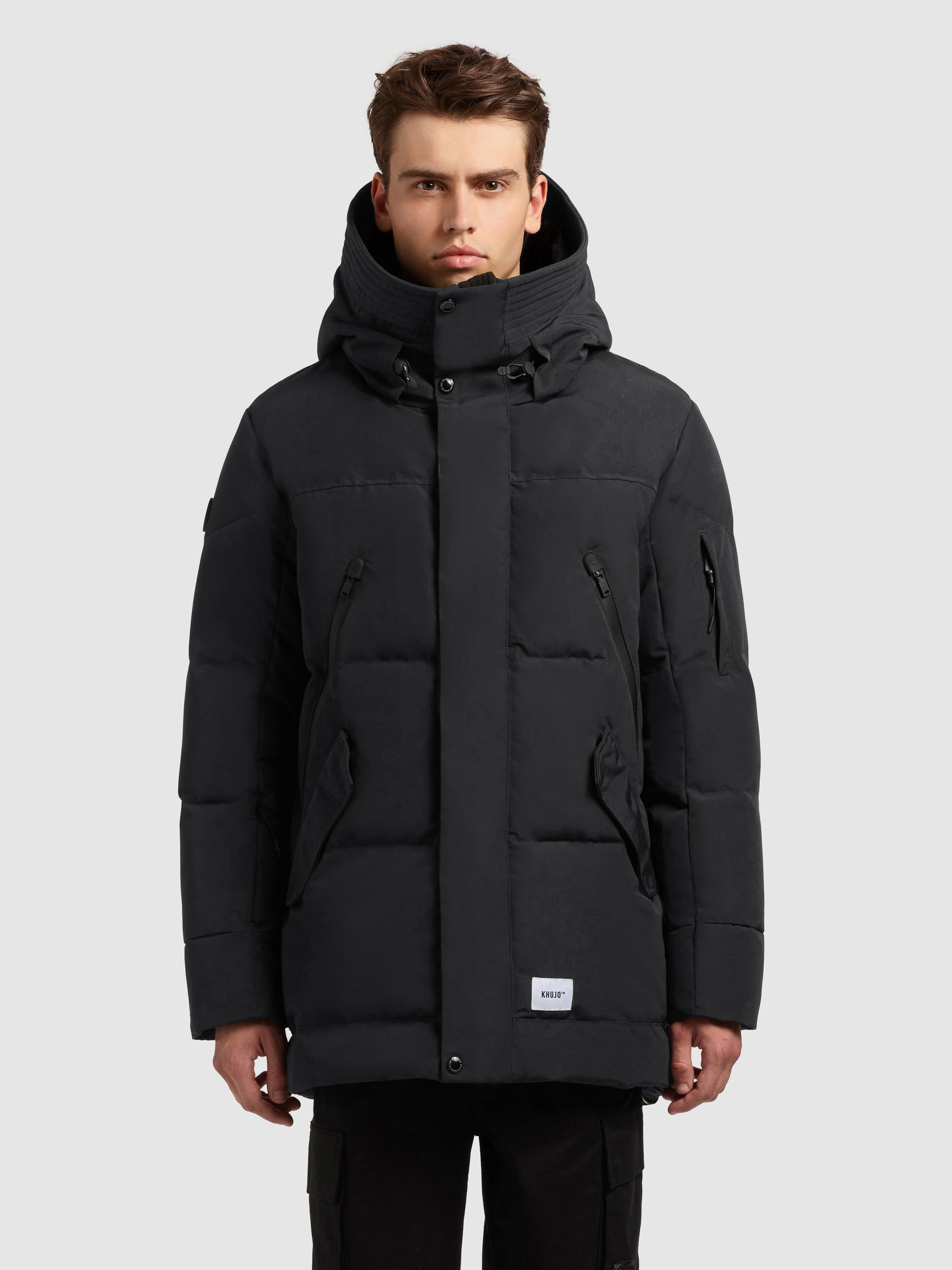 khujo Steppjacke »KANF2« mit Kapuze