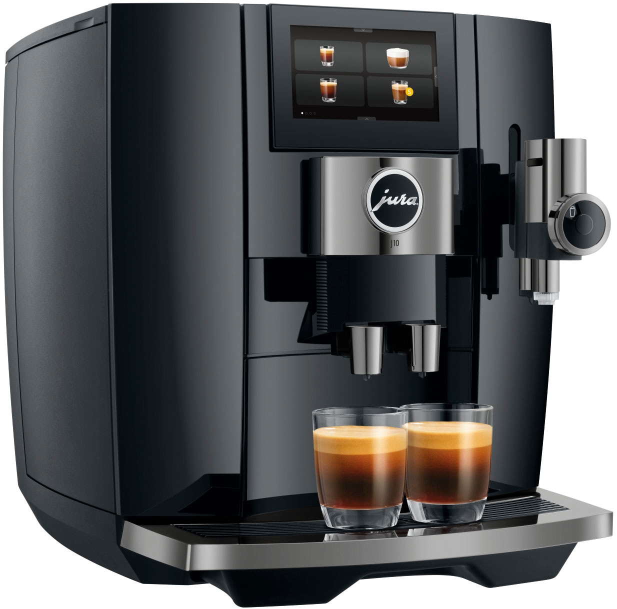 JURA Kaffeevollautomat »15562 J10 Piano Black (EA)«