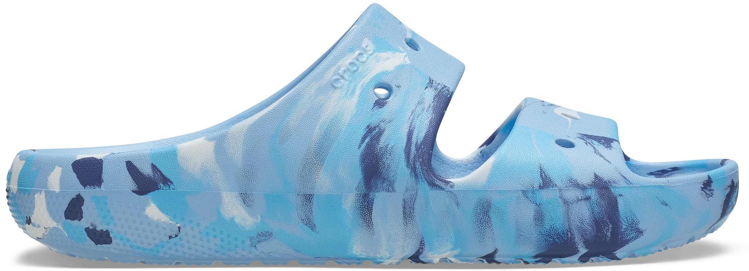 Crocs Pantolette »Classic Marbled Sandal«, mit Tieffußbett