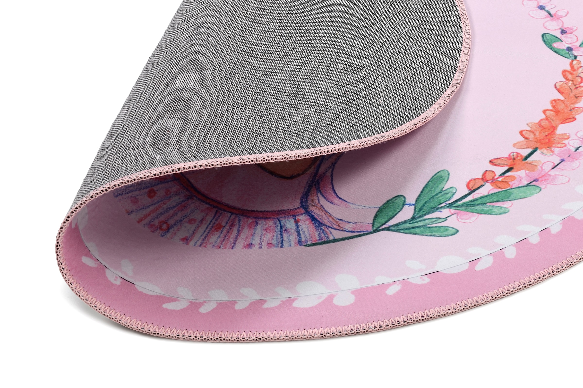 Prinzessin Lillifee Kinderteppich »Lillifee LI-133«, rund, 6 mm Höhe, bedruckt, niedliches Kindermotiv, Fee, Kinderzimmer