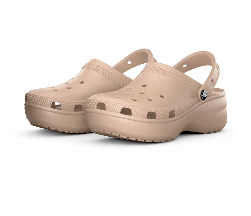 Crocs Clog "Classic Platform Clog W", Sommerschuh, Schlappen, Hausschuh, tr günstig online kaufen