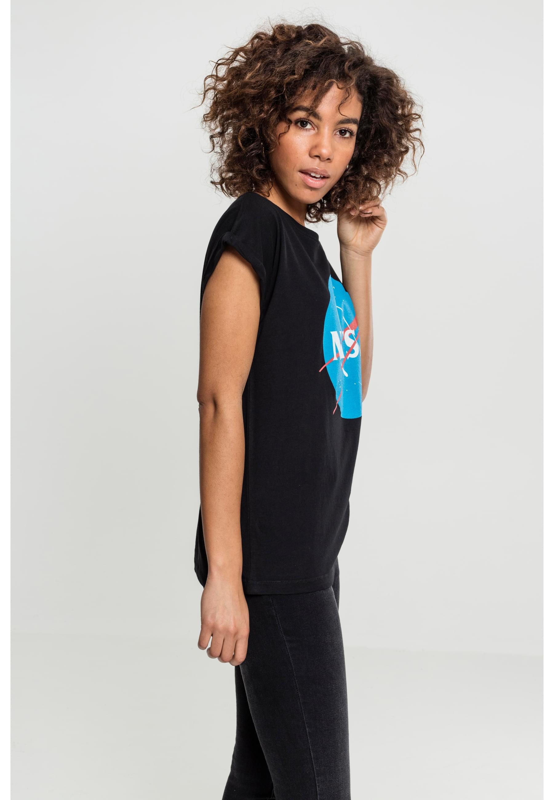 MisterTee T-Shirt »MisterTee Damen Ladies NASA Insignia Tee« 1 Stk. tlg.