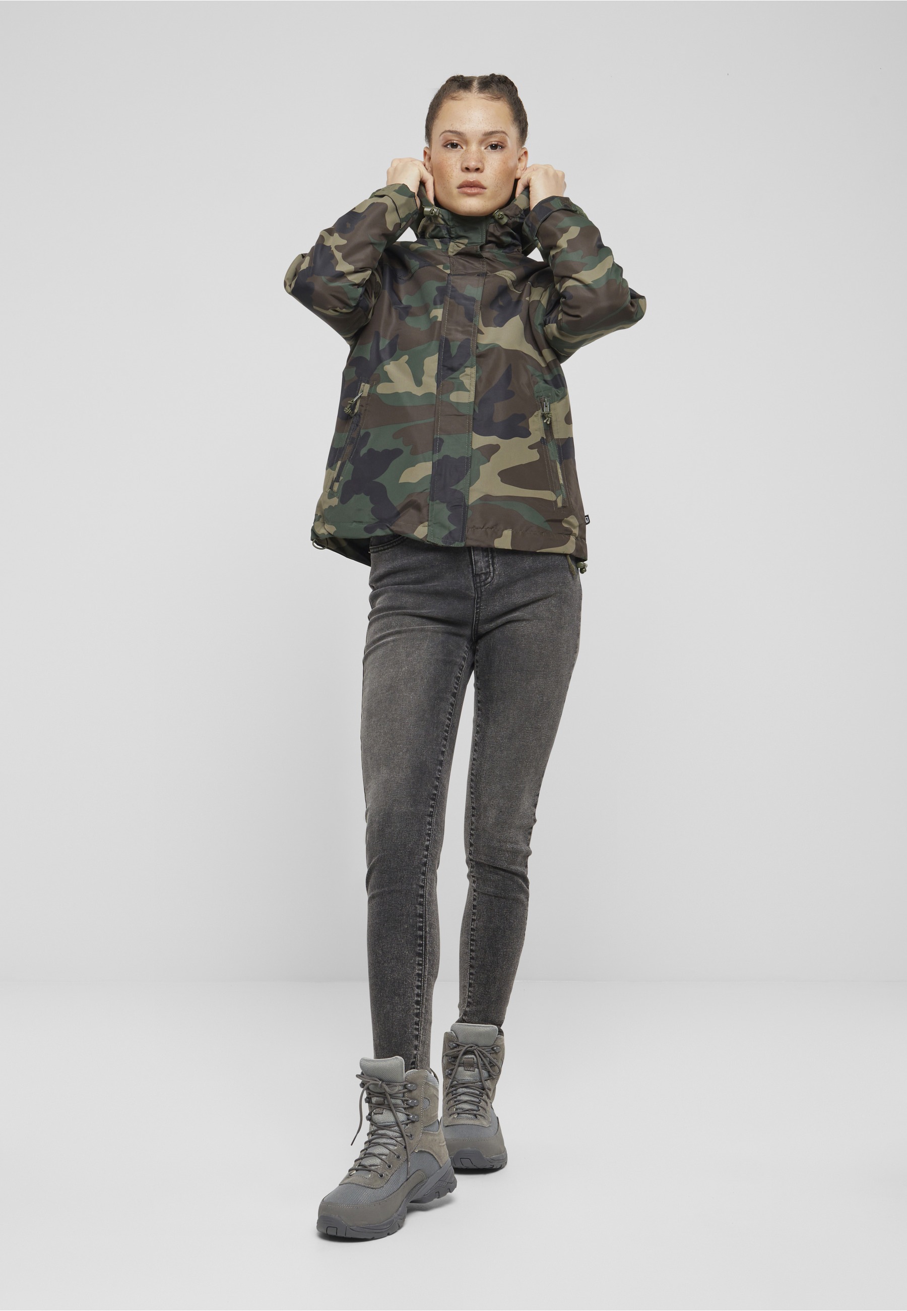 Brandit Langmantel »Brandit Damen Ladies Windbreaker Frontzip«