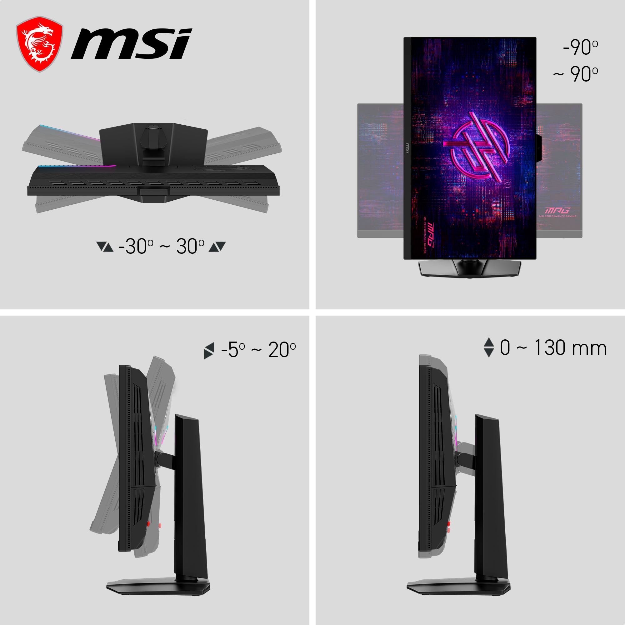 MSI Gaming-Monitor »MPG 272QRF X36« 69 cm/27 ″  2560 x 1440 px WQHD 1 Reaktionszeit 360 Hz