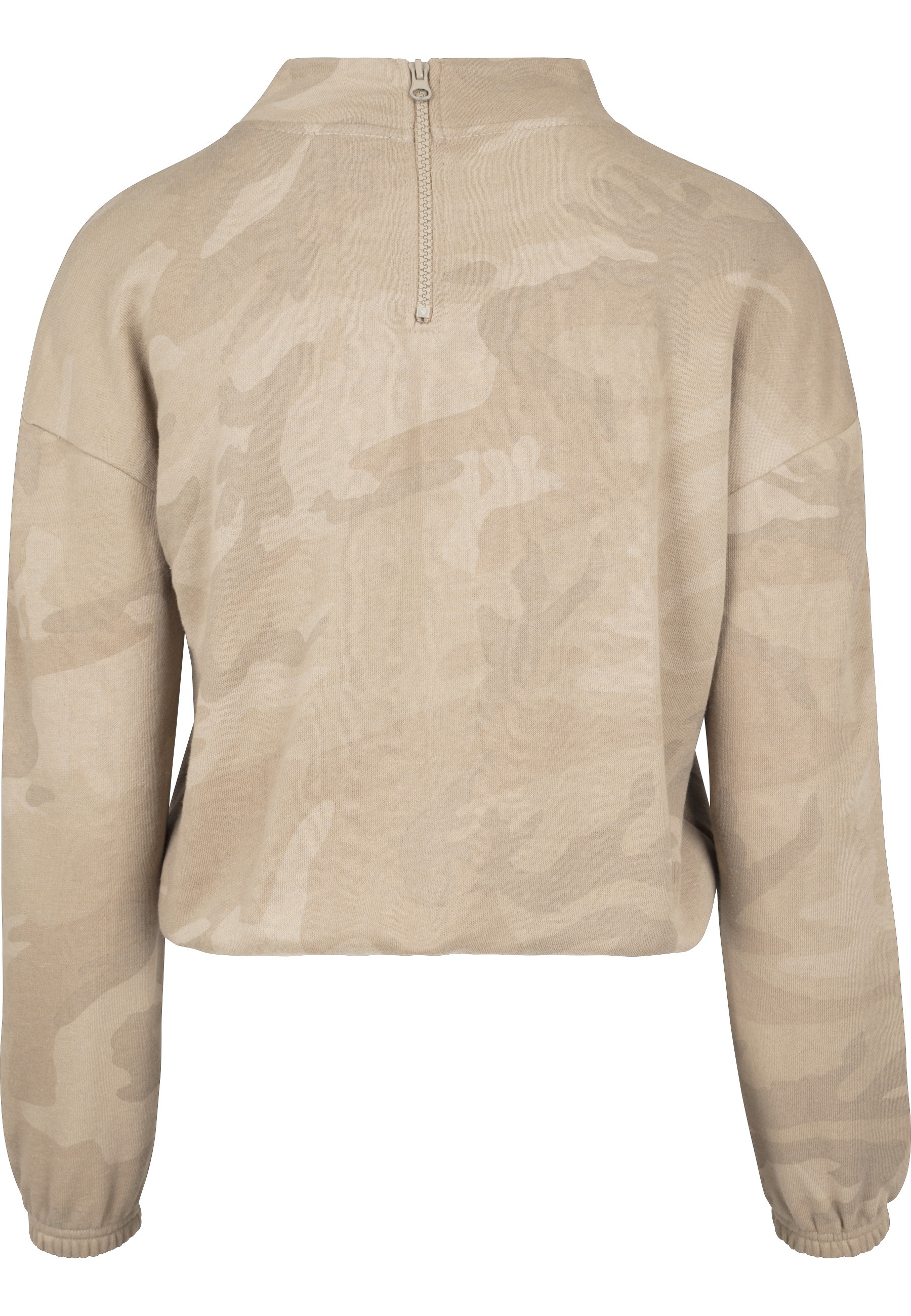 URBAN CLASSICS Sweatshirt »Urban Classics Damen Ladies Camo Turtleneck Crew«, 1 Stk.
