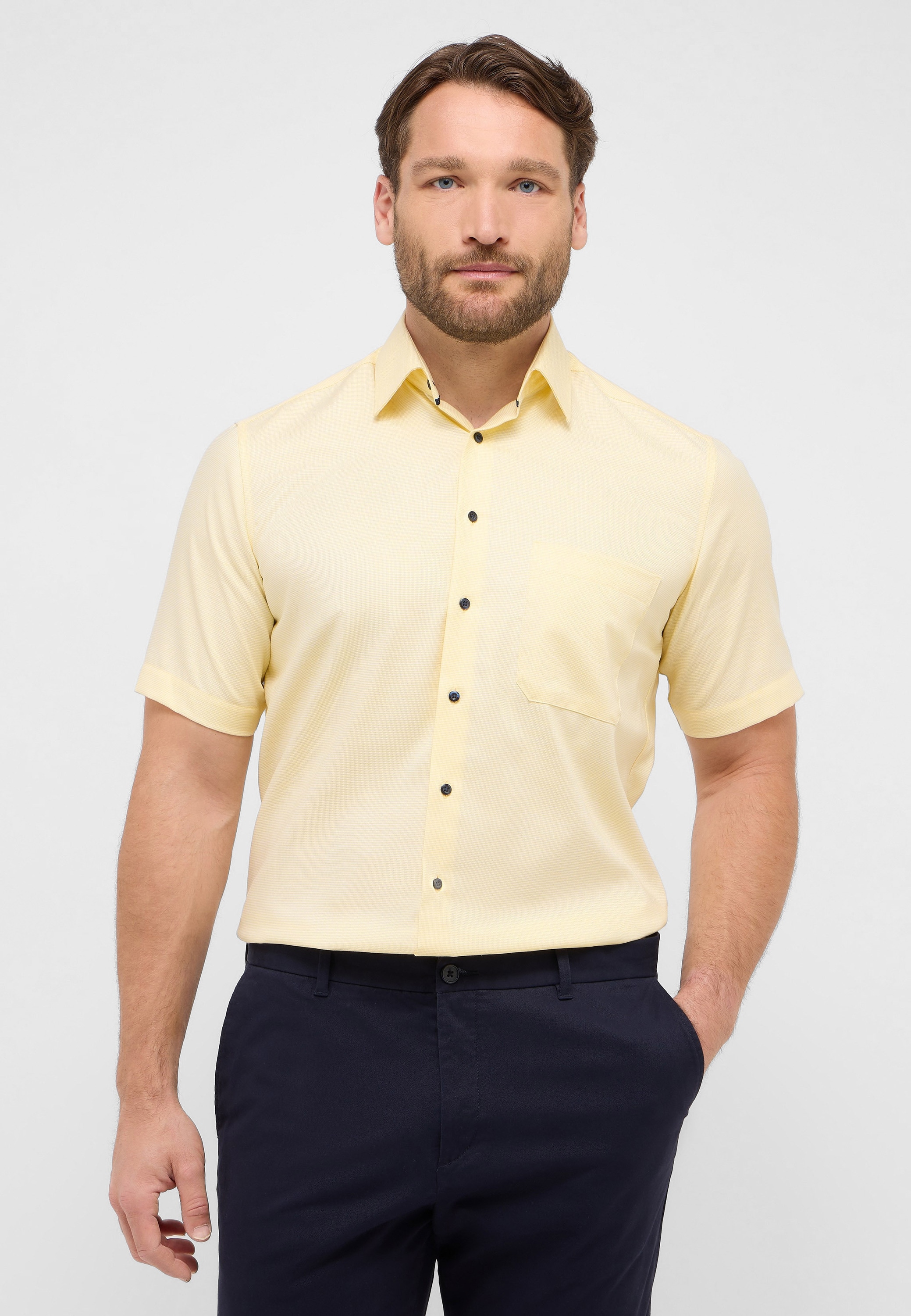 Eterna Kurzarmhemd "COMFORT FIT", NON IRON (bügelfrei) günstig online kaufen