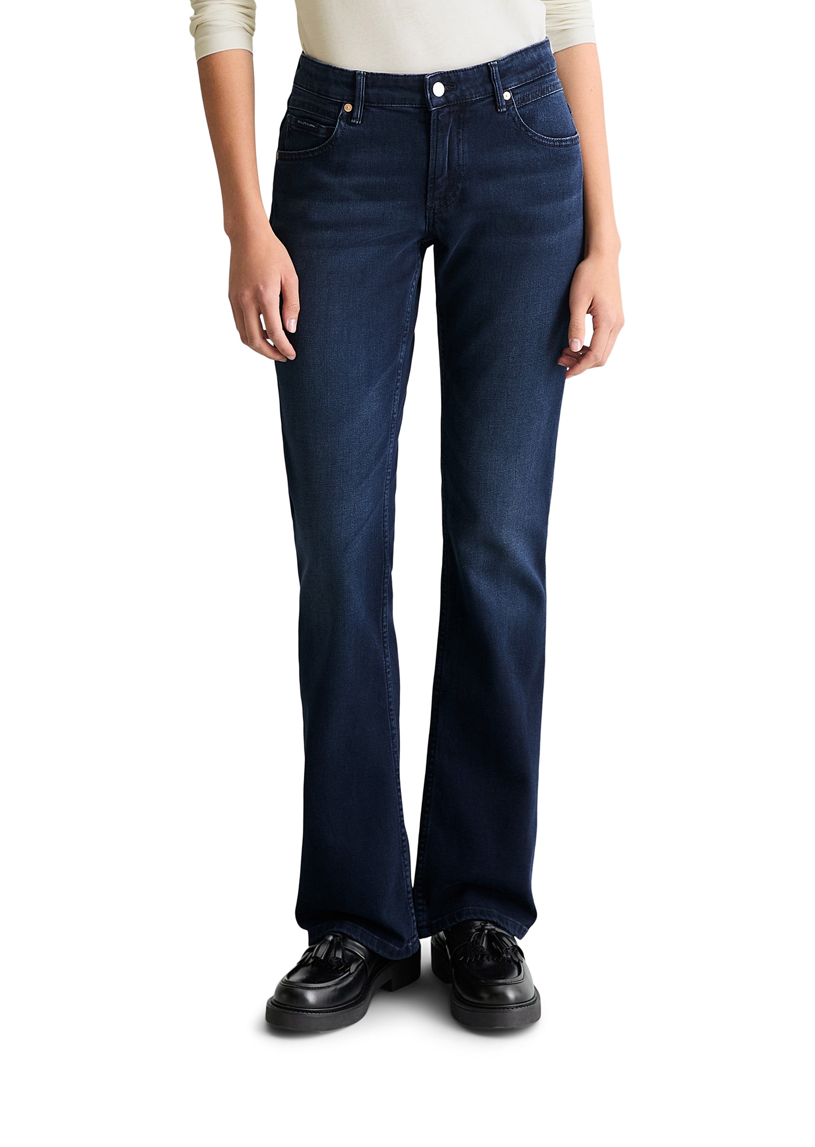 Marc OPolo DENIM Bootcut-Jeans "aus Organic-Cotton-Stretch" günstig online kaufen