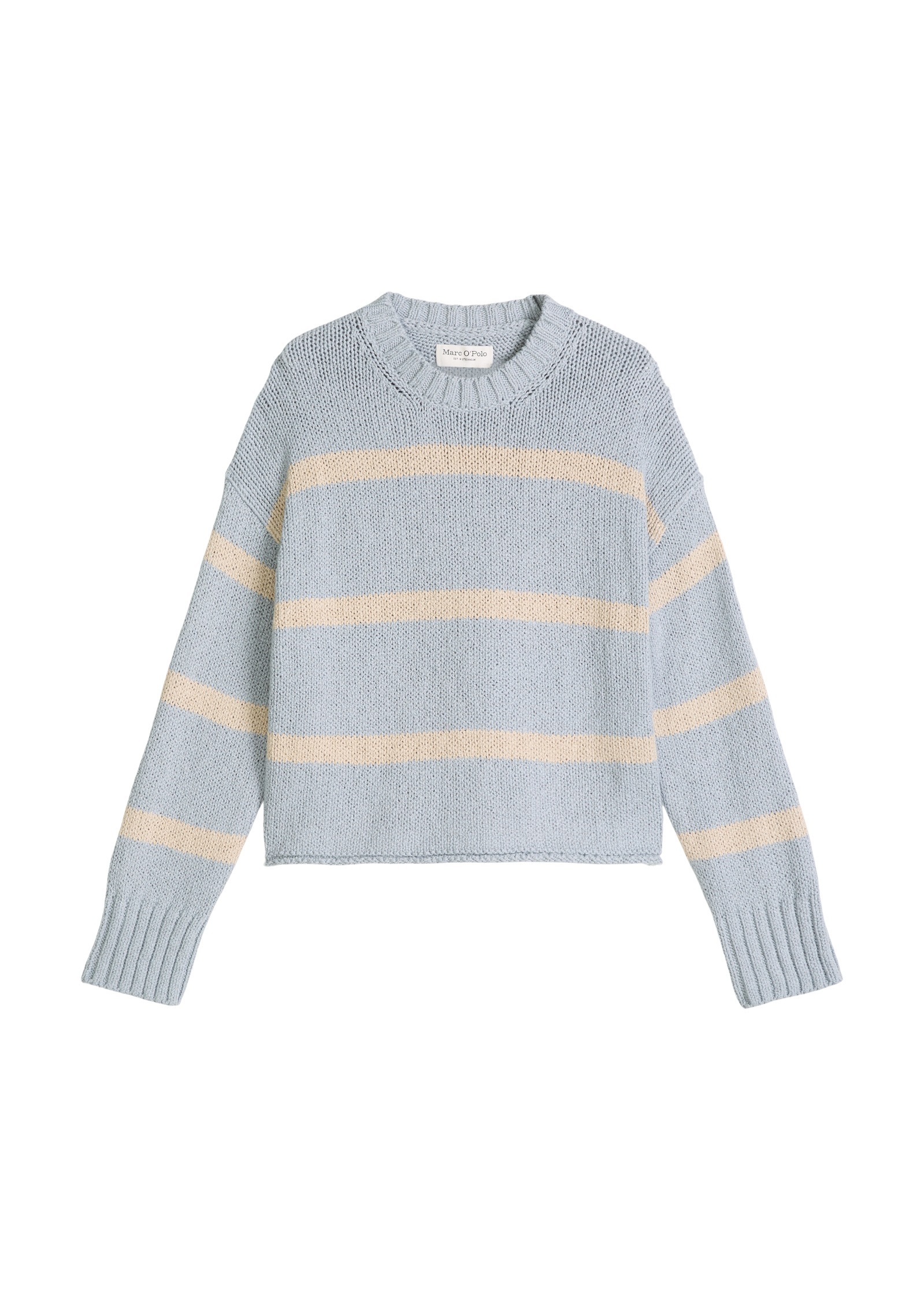 Marc O'Polo Rundhalspullover »aus hochwertigem Baumwoll-Mix«