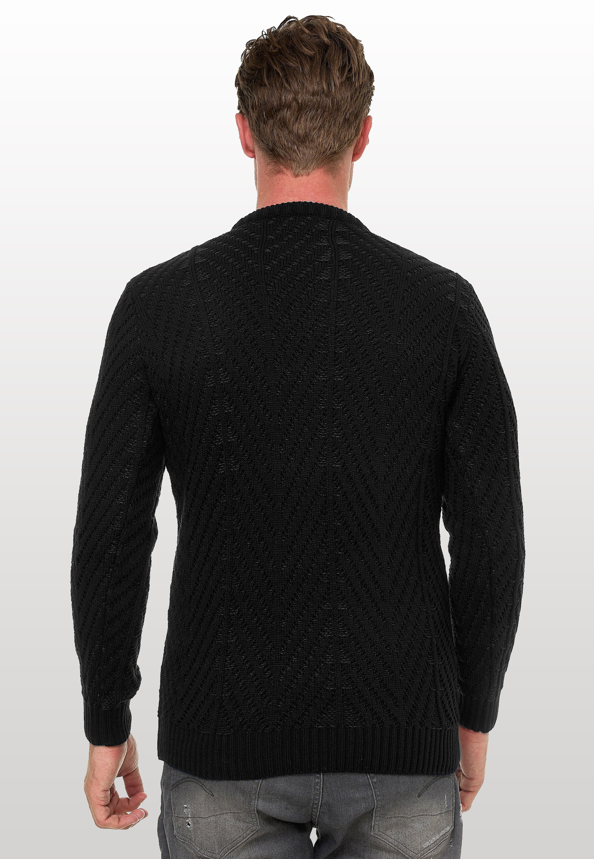 Rusty Neal Strickpullover, mit angesagtem Design