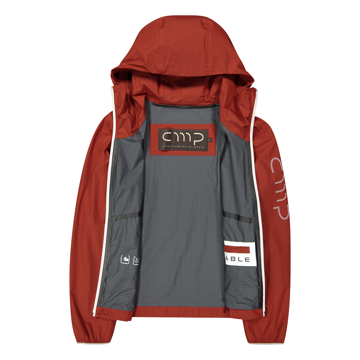 CMP Regenjacke für Outdoor- und Sportaktivitäten, sportlicher Stil