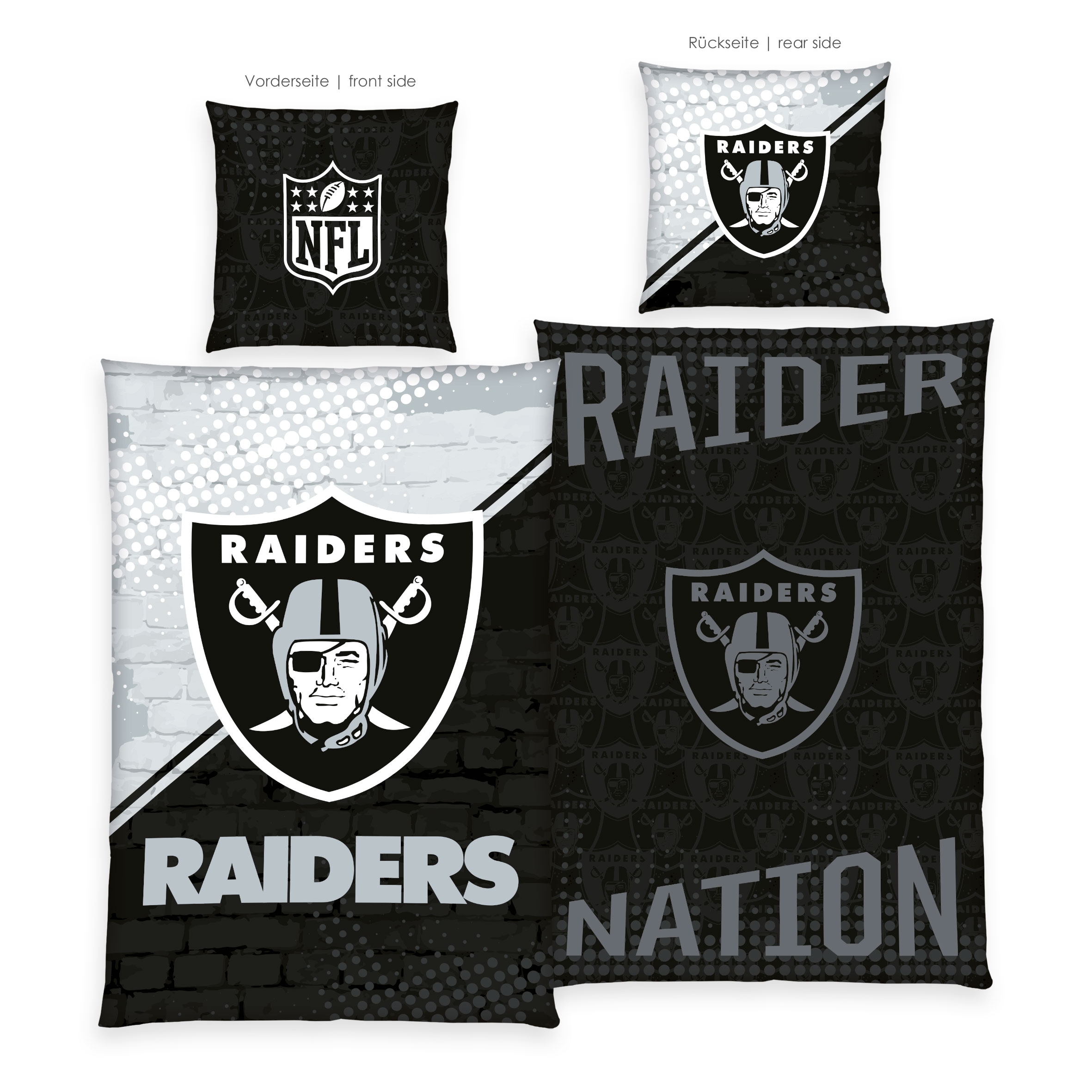 NFL Bettwäsche »NFL Raiders«, Wendemotiv