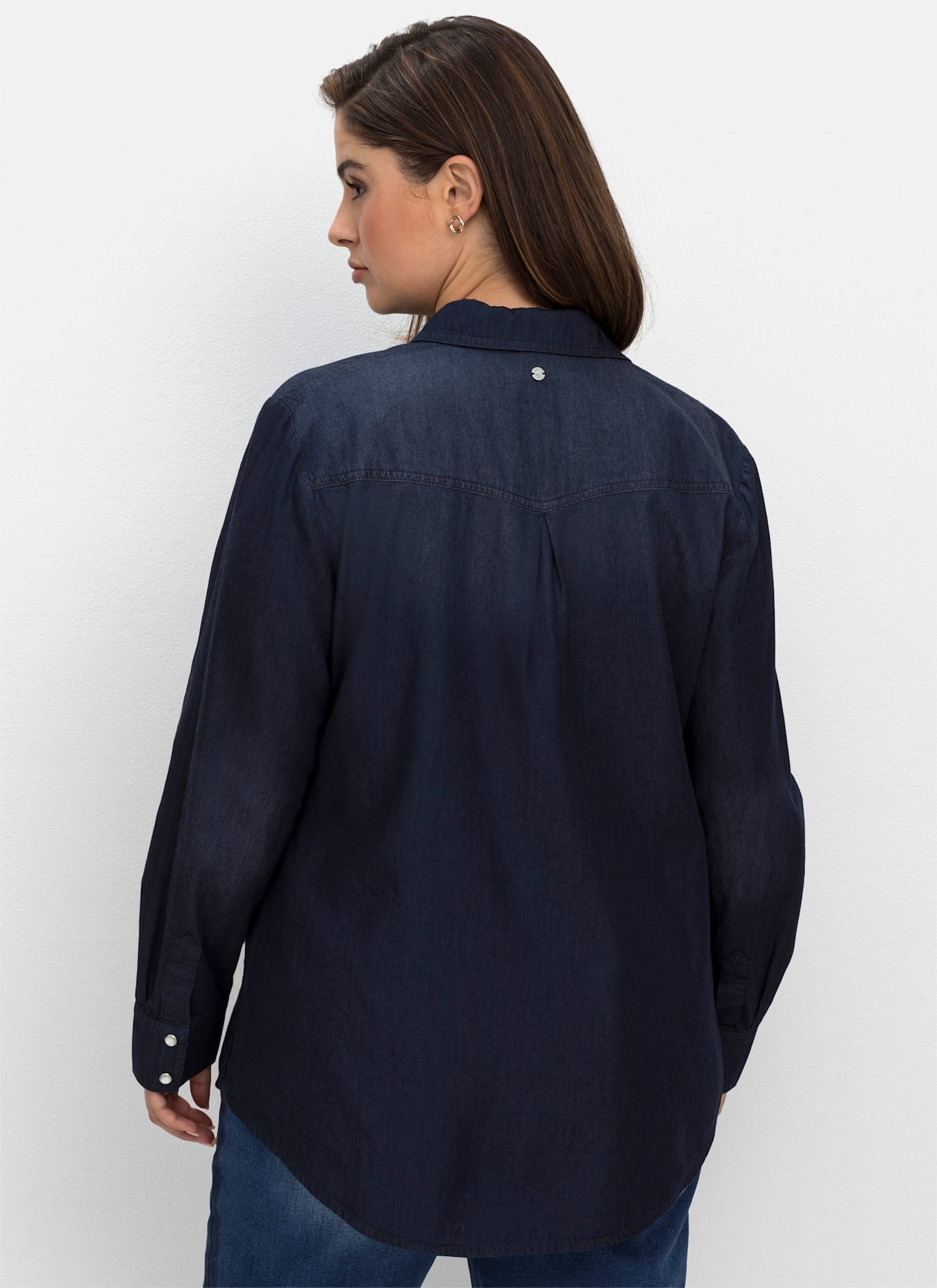 Sheego Jeansbluse