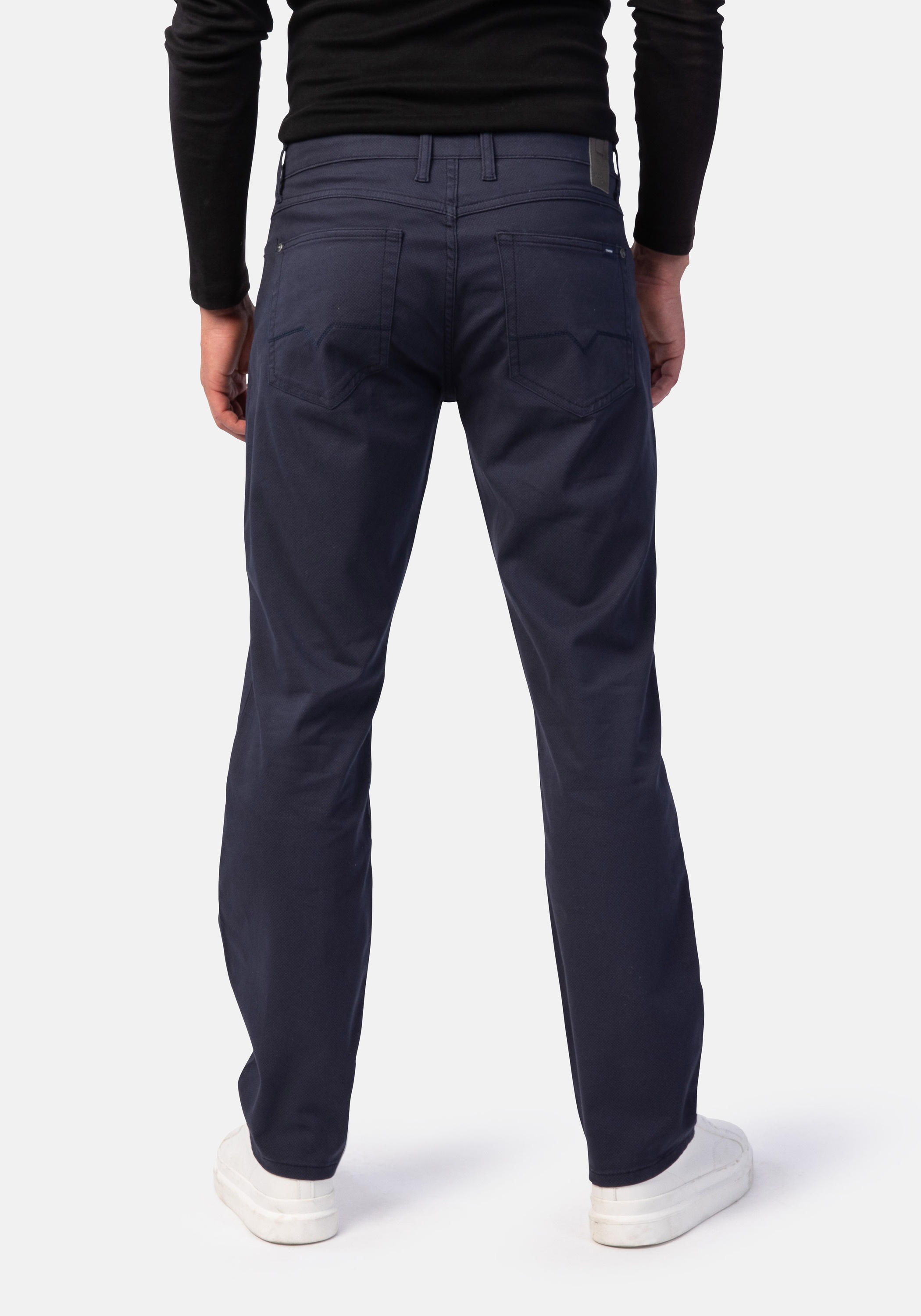 Stooker Men 5-Pocket-Jeans »Frisco Print Straight Fit«, Straight Fit Casual Clean Wash Twill Coloured Comfort Flex! für Herren
