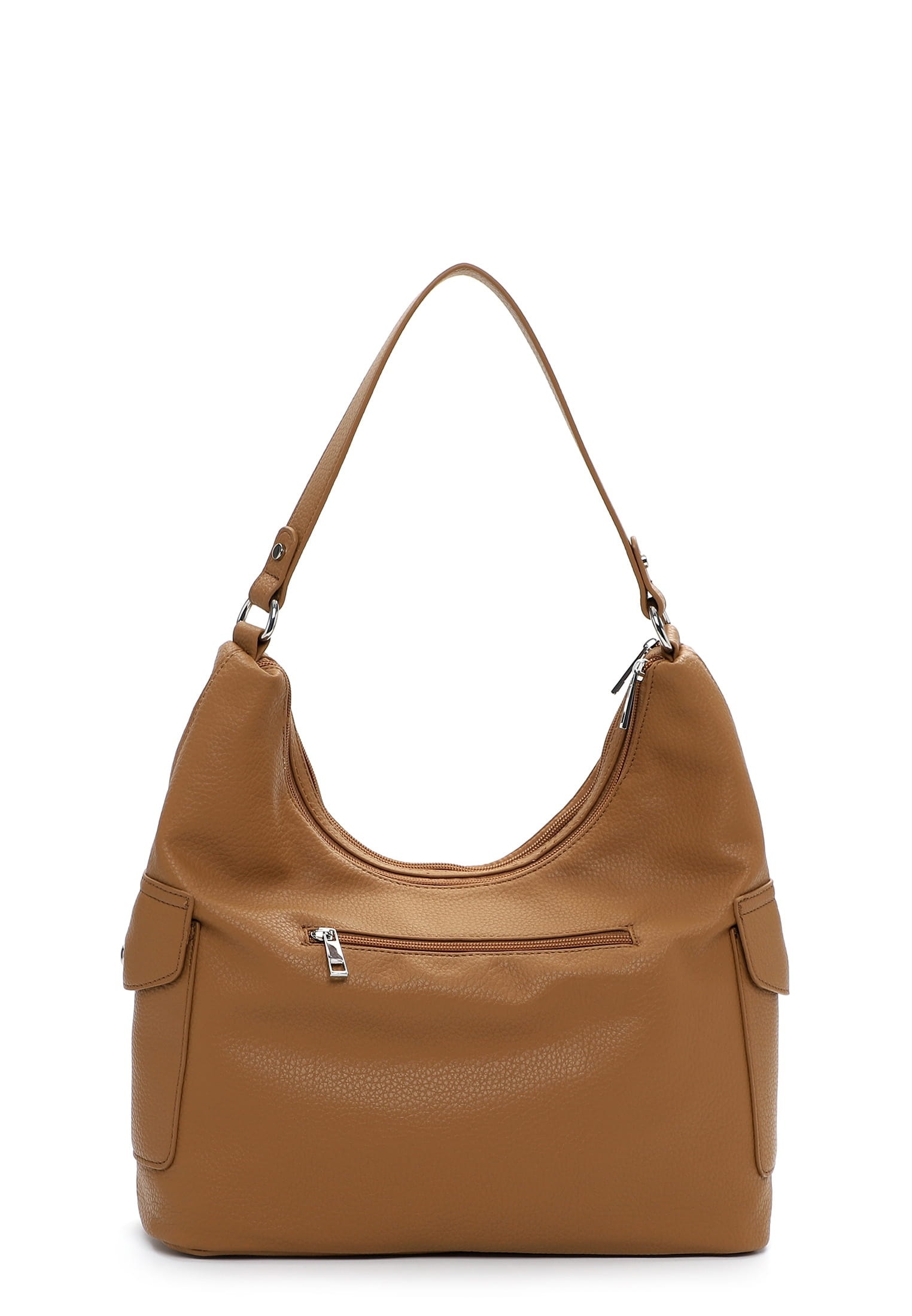 Beuteltasche EMILY & NOAH "Beutel E&N Chartres RUE 09", Damen, Gr. B/H/T: 32cm x 33cm x 13cm 0, sahara 920, PVC, Taschen Beuteltasche 2