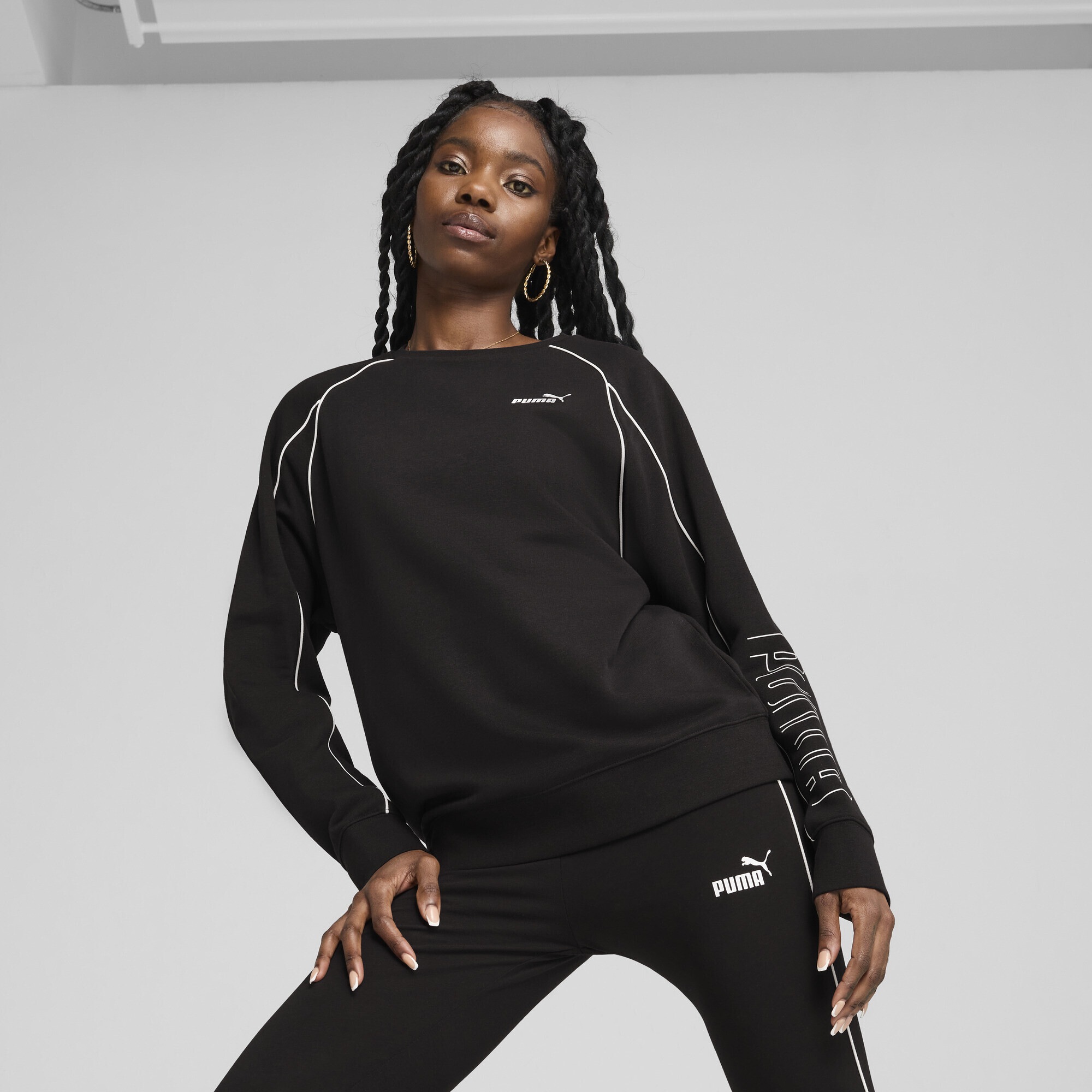 PUMA Sweatshirt »PUMA SPORT Relaxed Fit Crewneck Damen«