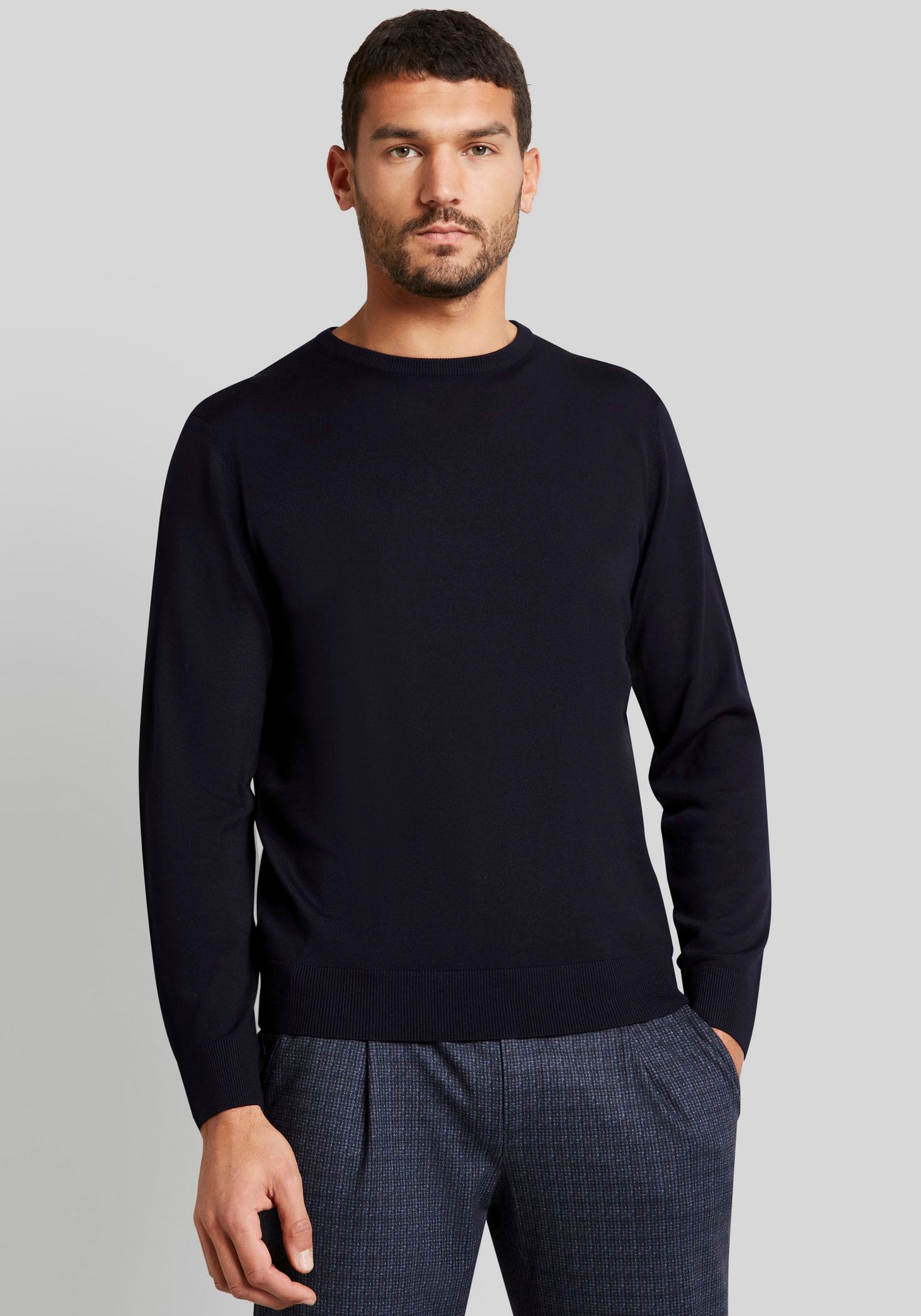 | BAUR mit ▷ Logostickerei bestellen bugatti Strickpullover,