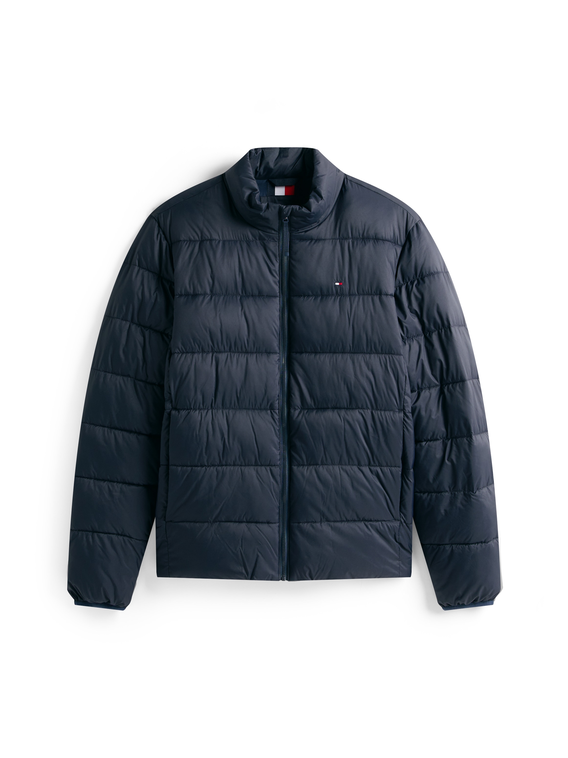 Tommy Hilfiger Steppjacke »MID WEIGHT STAND COLLAR«, ohne Kapuze, Winterjacke, Übergangsjacke