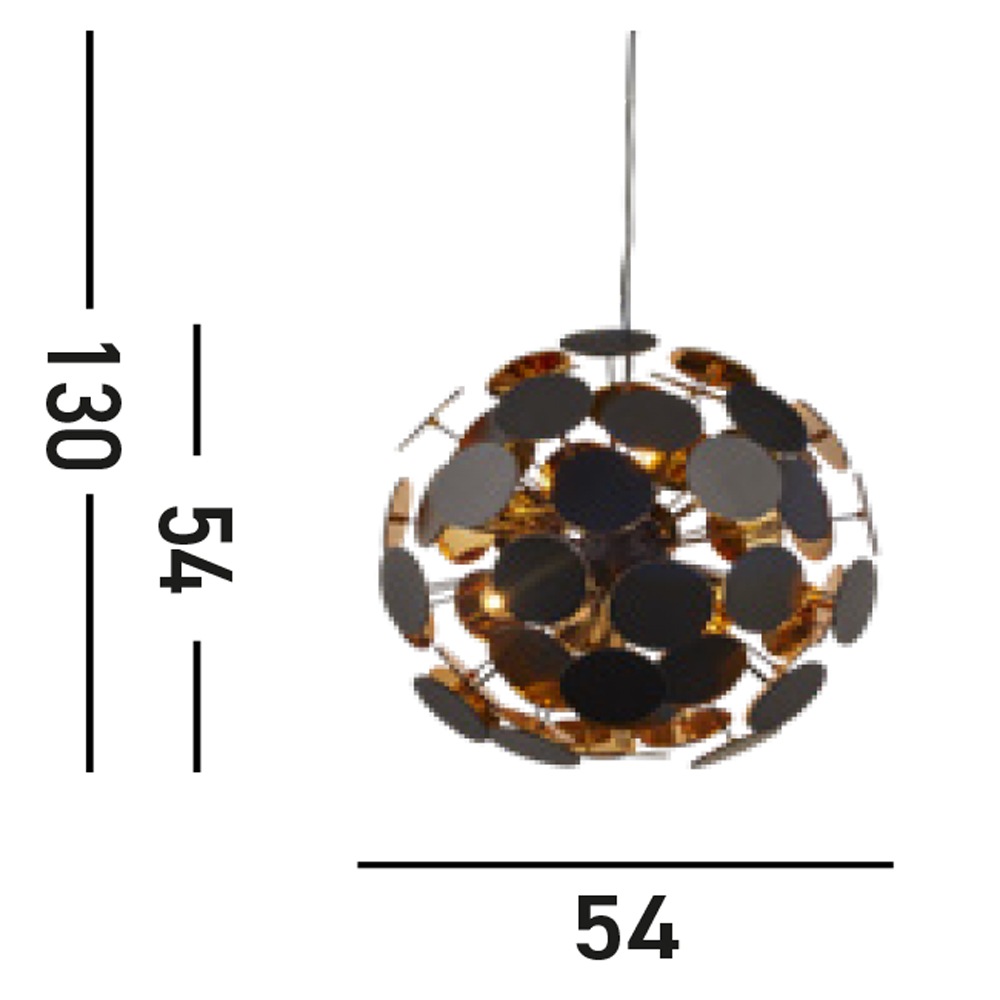 Searchlight Hängeleuchte »Hängeleuchte Discus, 6-flammig« E14 1 Stk. Warme Atmosphäre