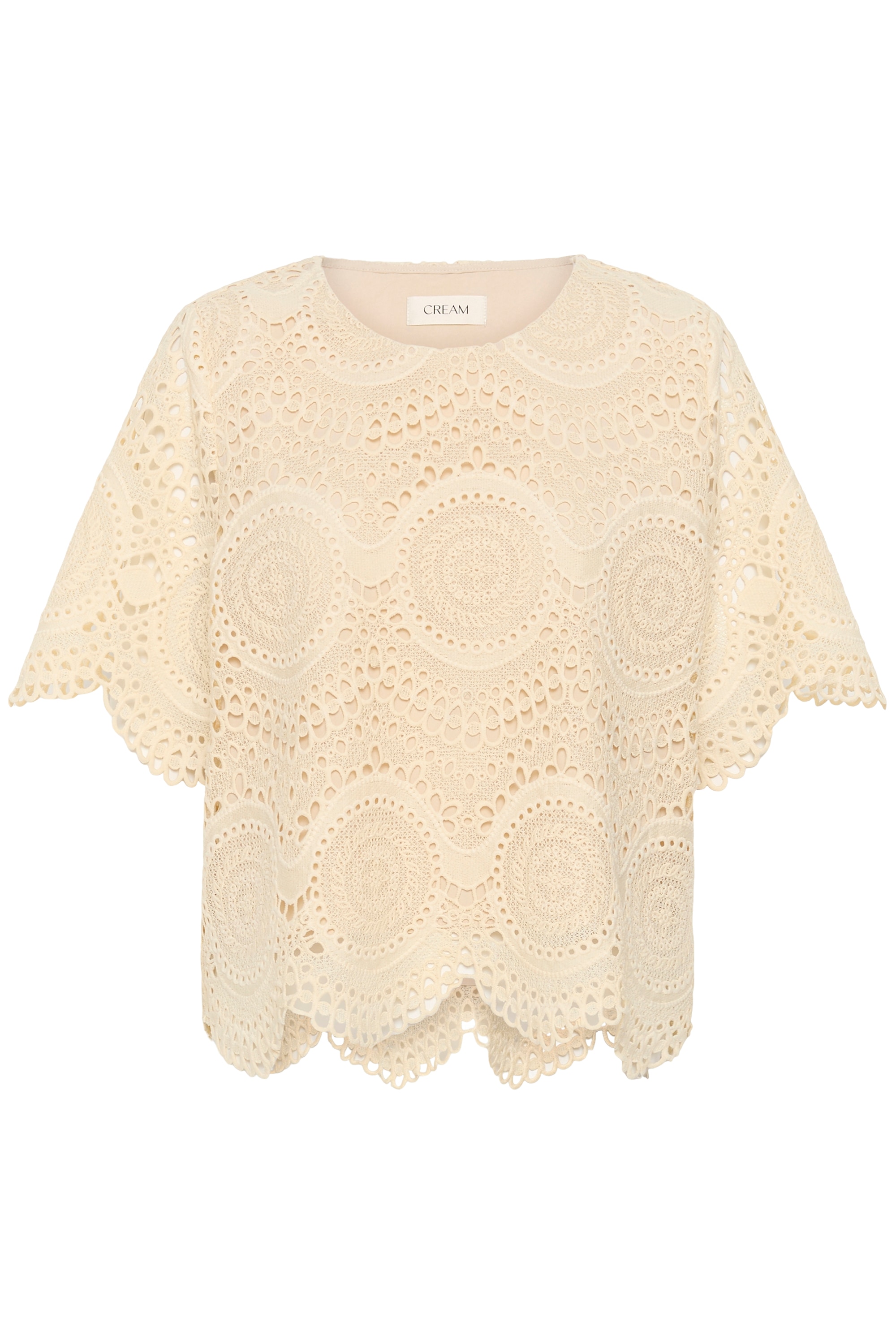 Cream Kurzarmbluse "Damen Kurzarm-Bluse CRBaja"