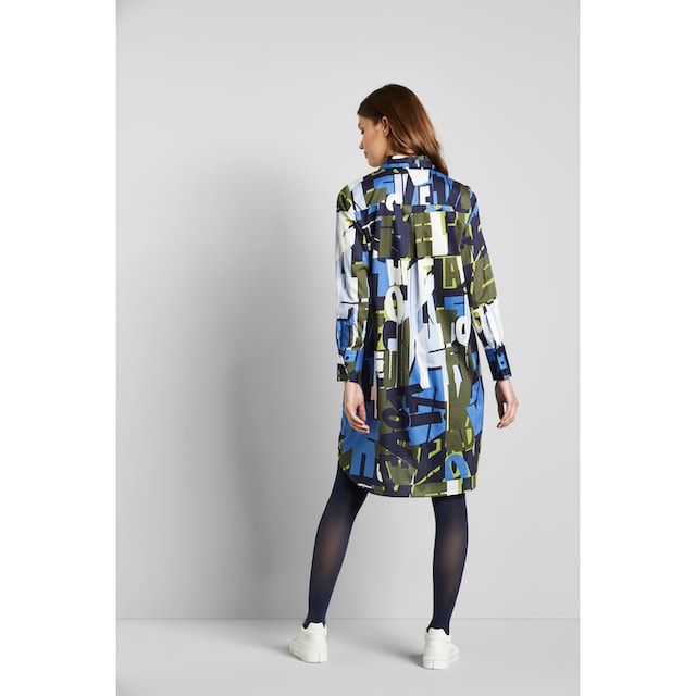 bugatti Hemdblusenkleid, mit Allover Buchstaben-Print bestellen | BAUR