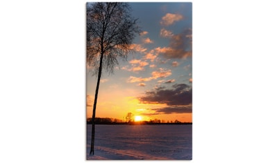 Wandbild »Sehnsucht Momente der Natur«, Bilder vom Sonnenuntergang & -aufgang, (1...