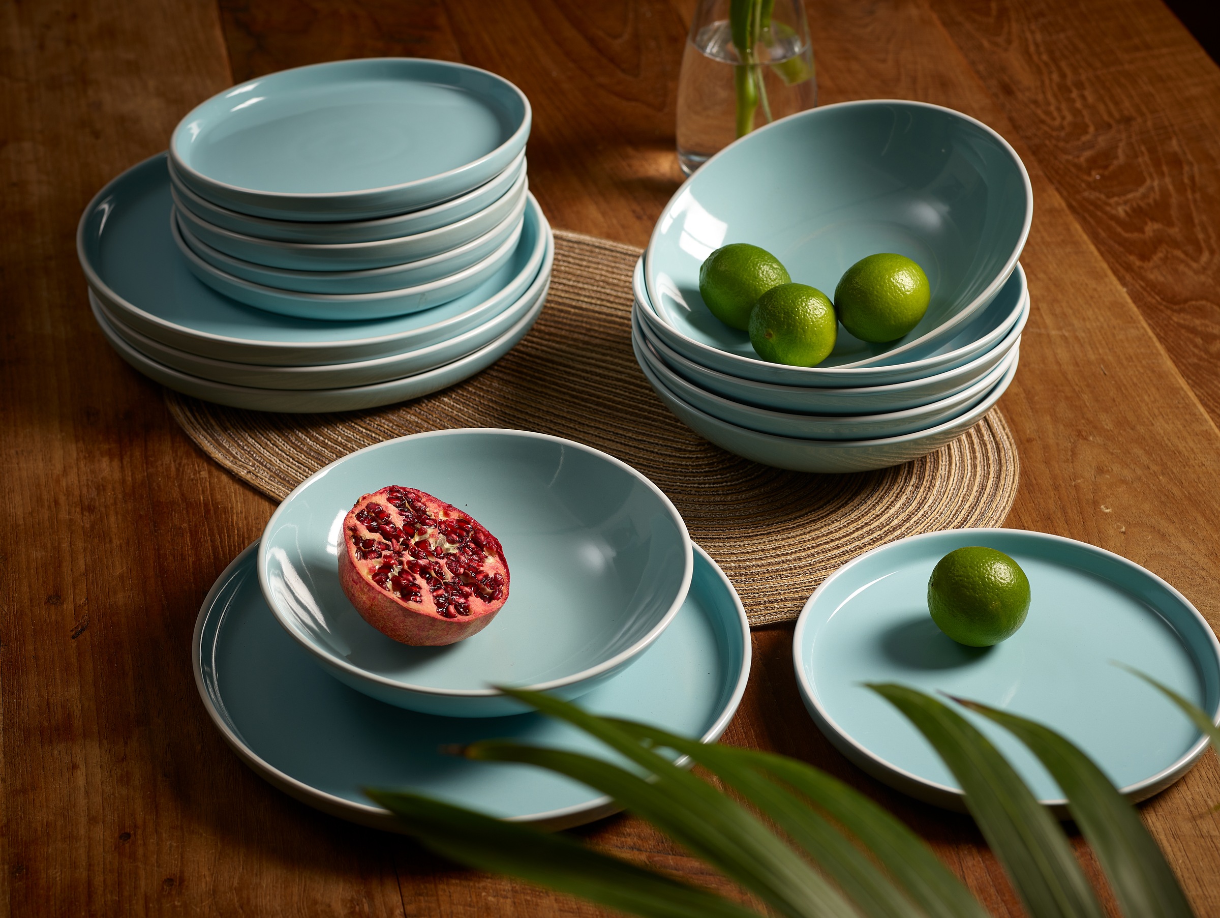 ECHTWERK Tafelservice »Nerea Nature-Design«, (Set, 12 tlg.), Pastellfarben