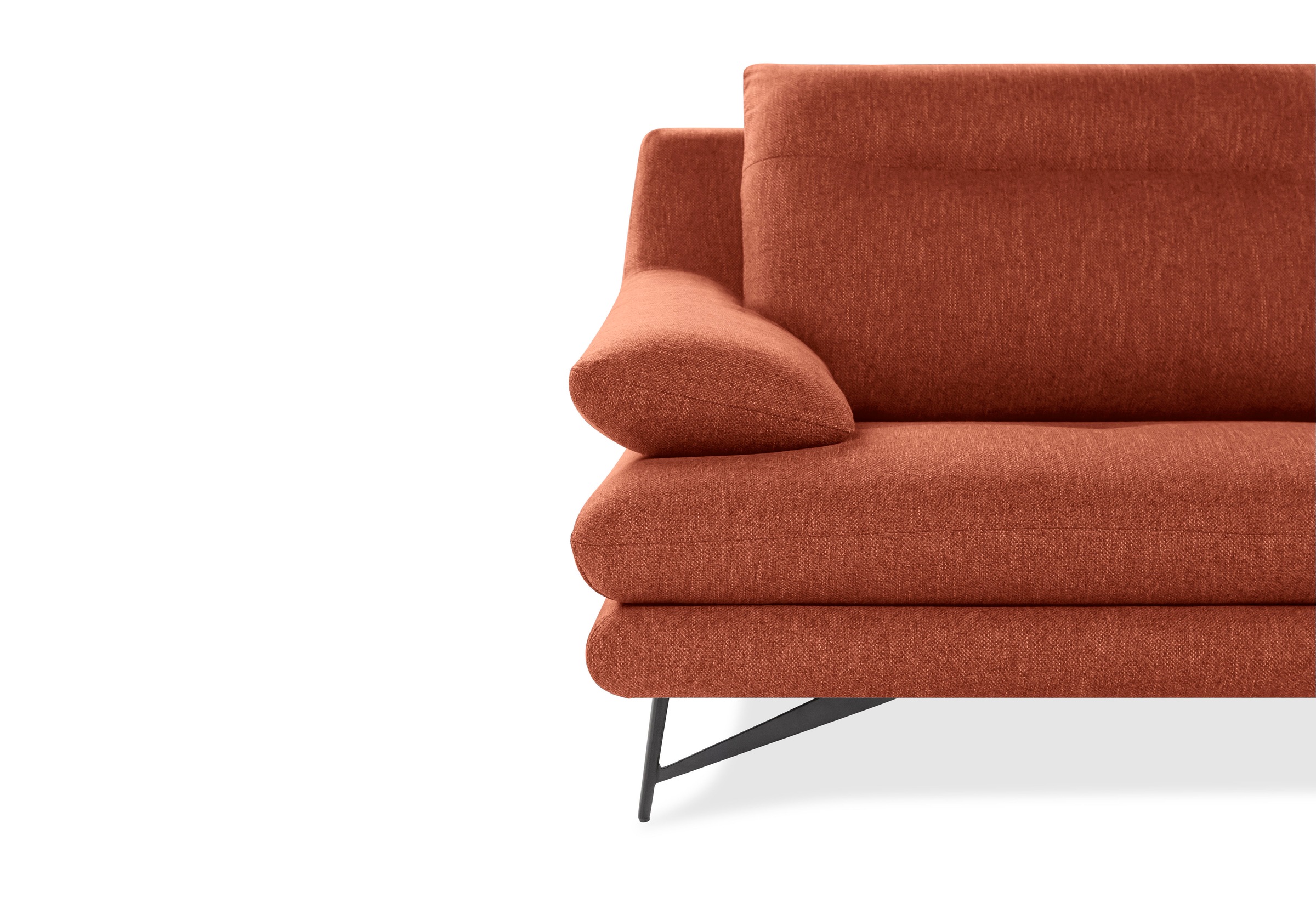 CALIA ITALIA 2-Sitzer »Cezanne, italienisches Designsofa mit erstklassigem Sitzkomfort«, wahlweise mit Sitztiefenverstellung