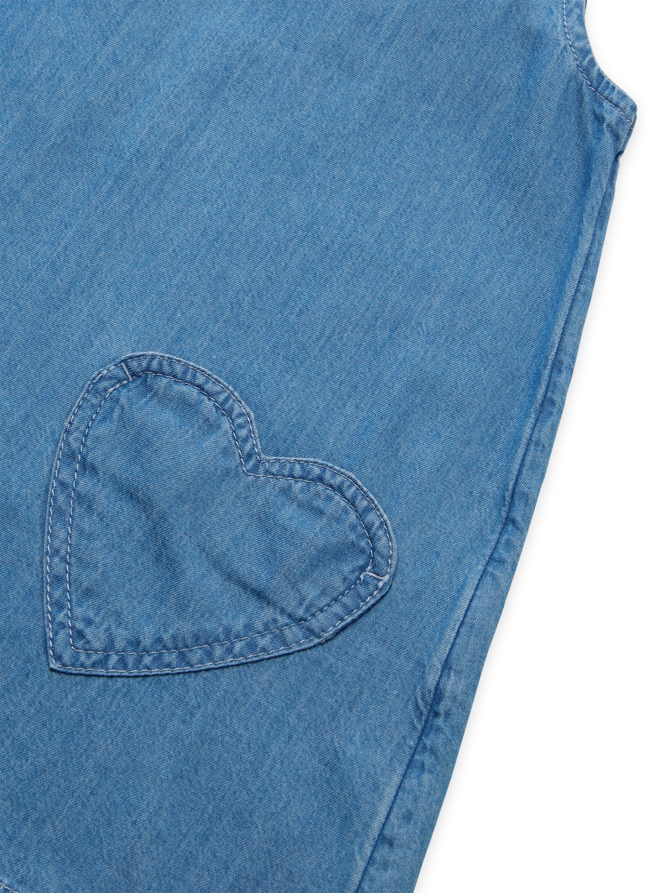 TOM TAILOR A-Linien-Kleid Eingrifftaschen mit Herzchen Taschen