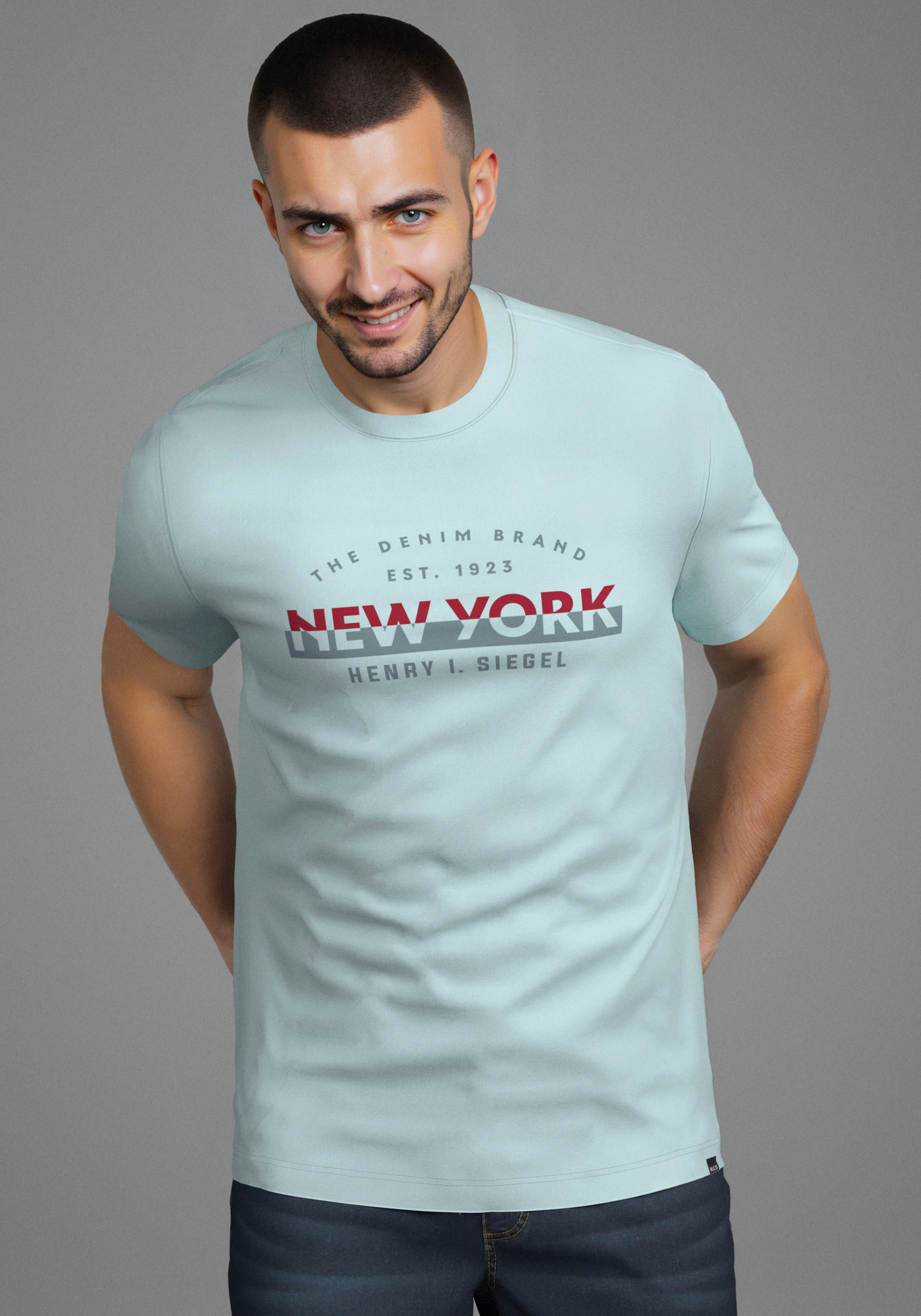 H.I.S Rundhalsshirt "Neue Kollektion" mit Print günstig online kaufen