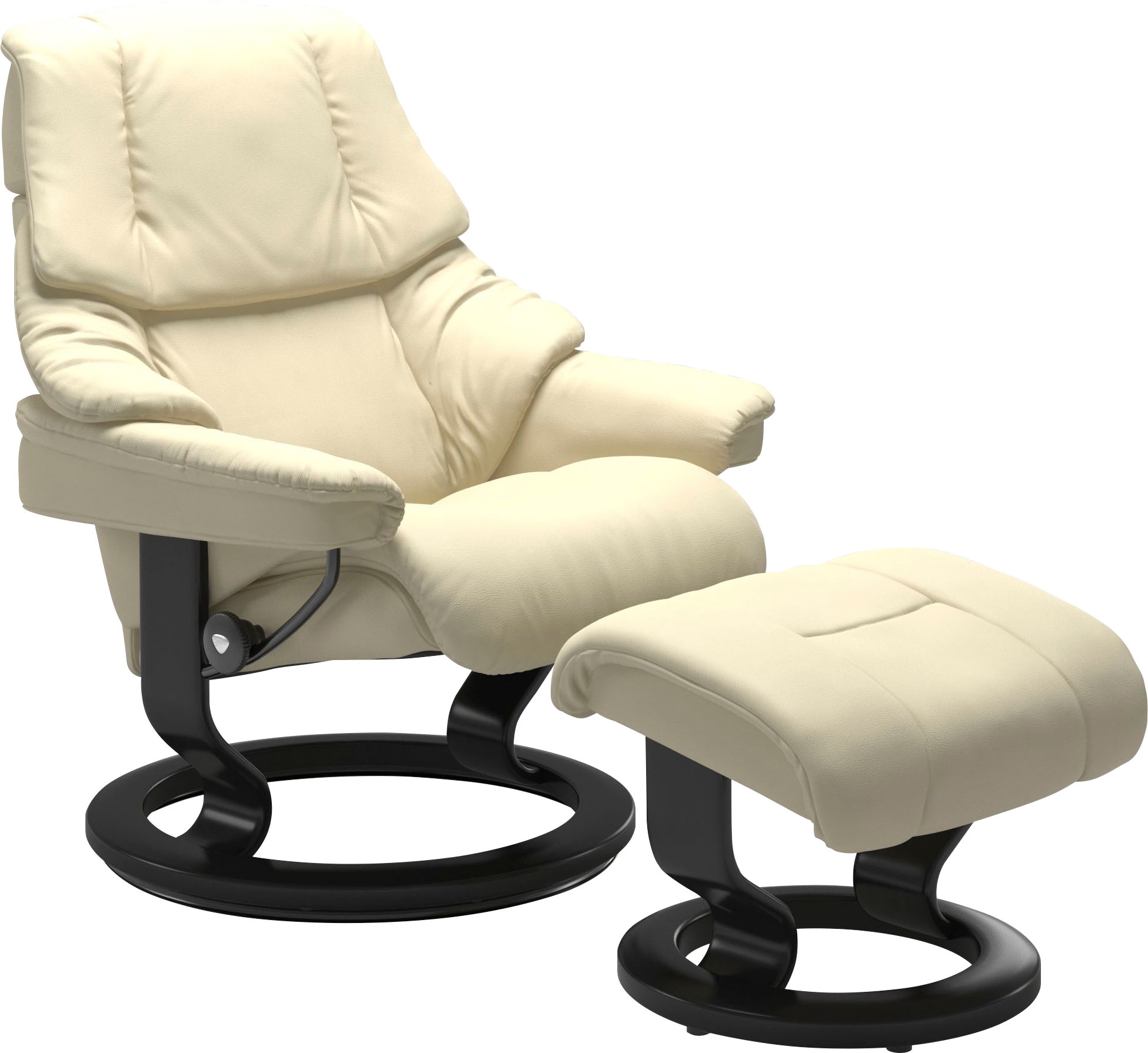 Stressless® Relaxsessel-Set »Reno«, mit Hocker, mit Classic Base, Größe S, M & L, Gestell Schwarz