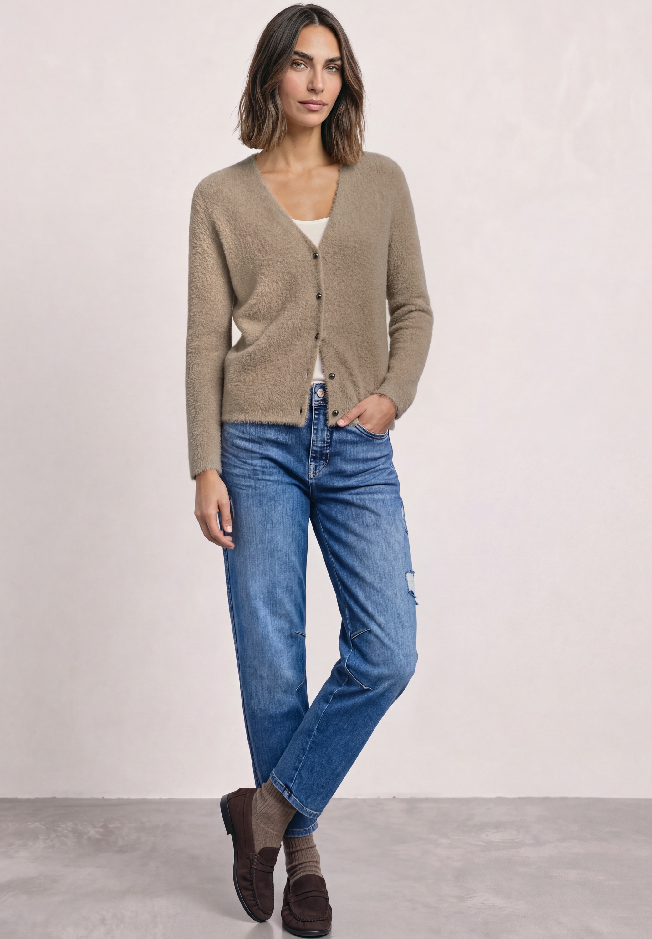 STREET ONE Cardigan in Unifarbe