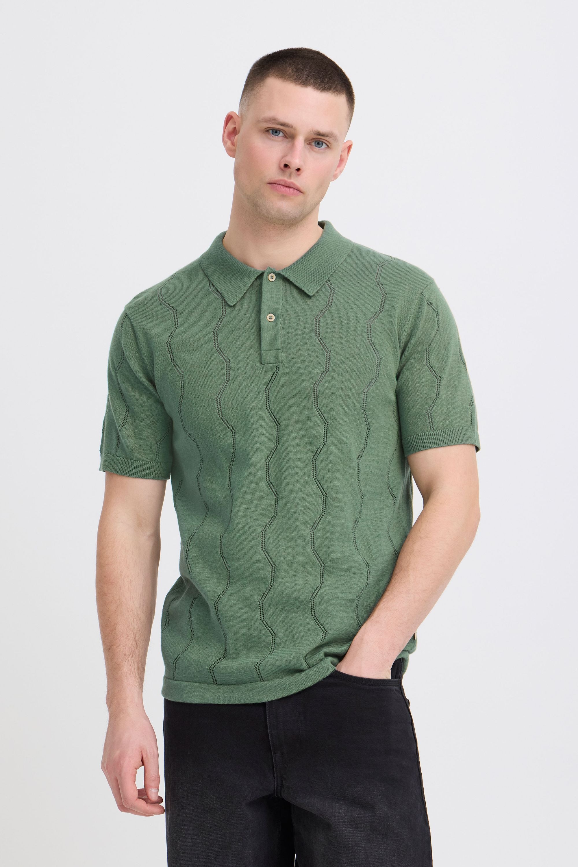 Blend Poloshirt "BHDuran Knit" Modernes Poloshirt mit Lochstrickmuster günstig online kaufen
