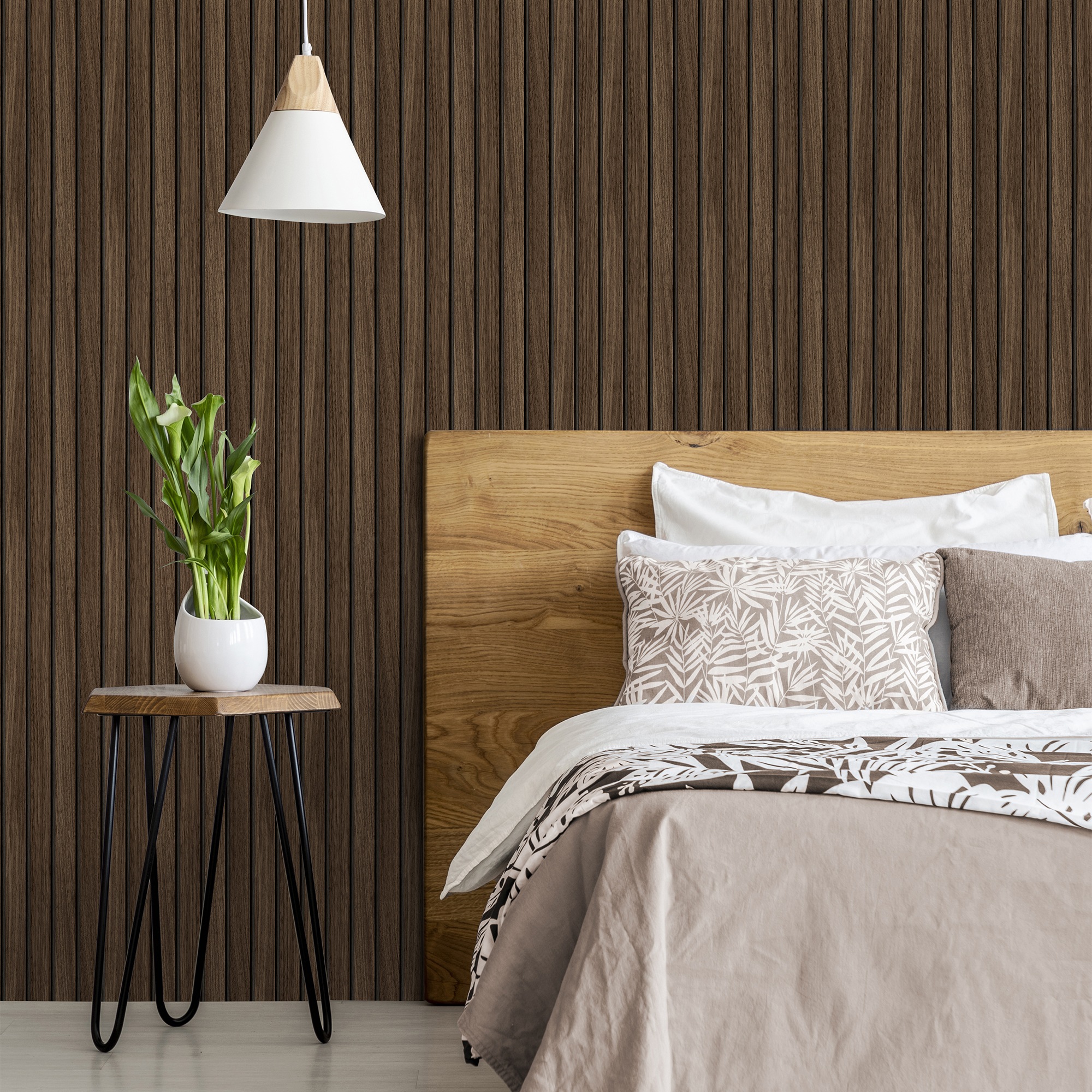 Easy Decor Vliestapete "Holz Effekt Gestreift" Holz texturiert Design Tapeten