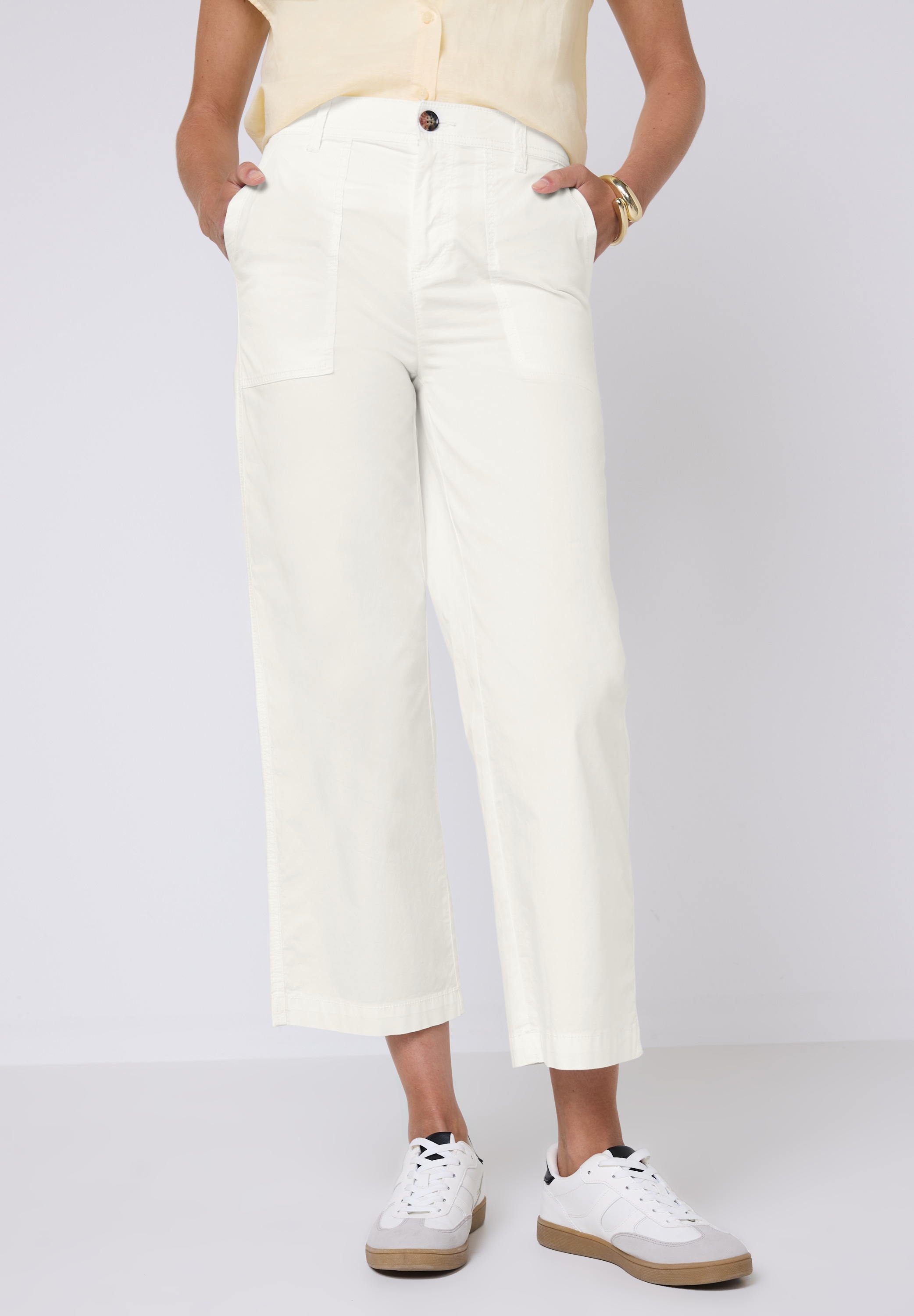 STREET ONE STUDIO Cargohose, aus Baumwolle mit Stretchanteil günstig online kaufen