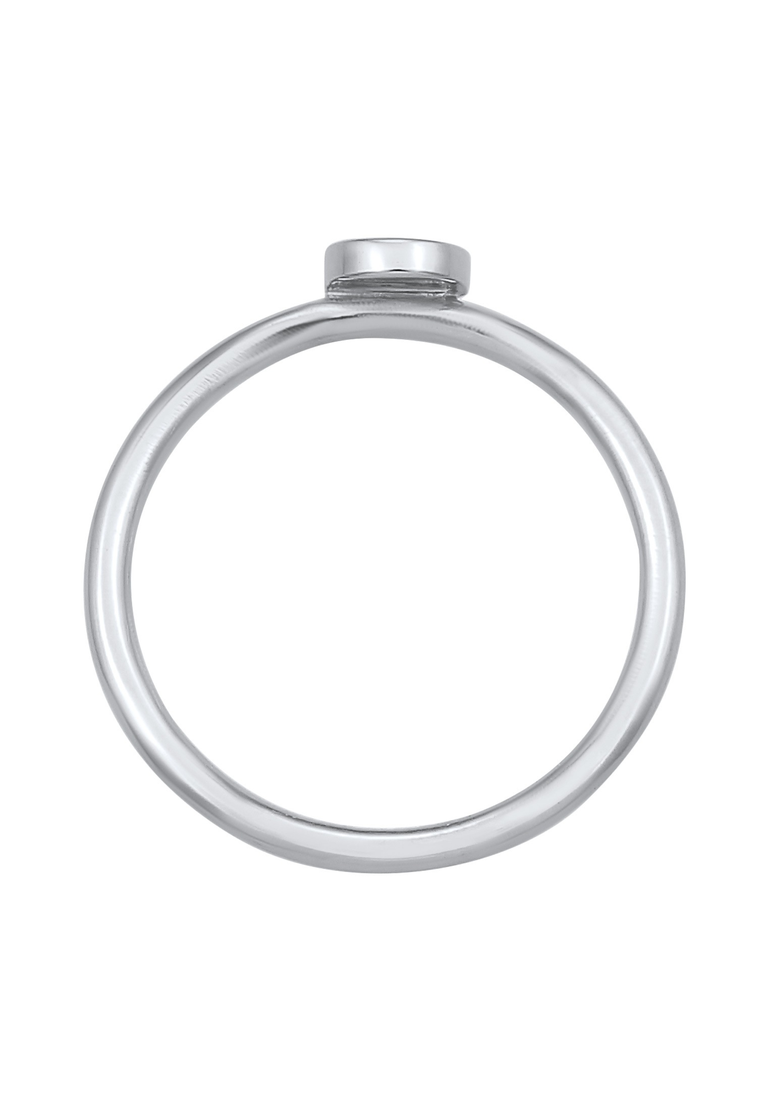 ELLI Smiling Pinky Ring 925 Sterling Silver Size 50 2